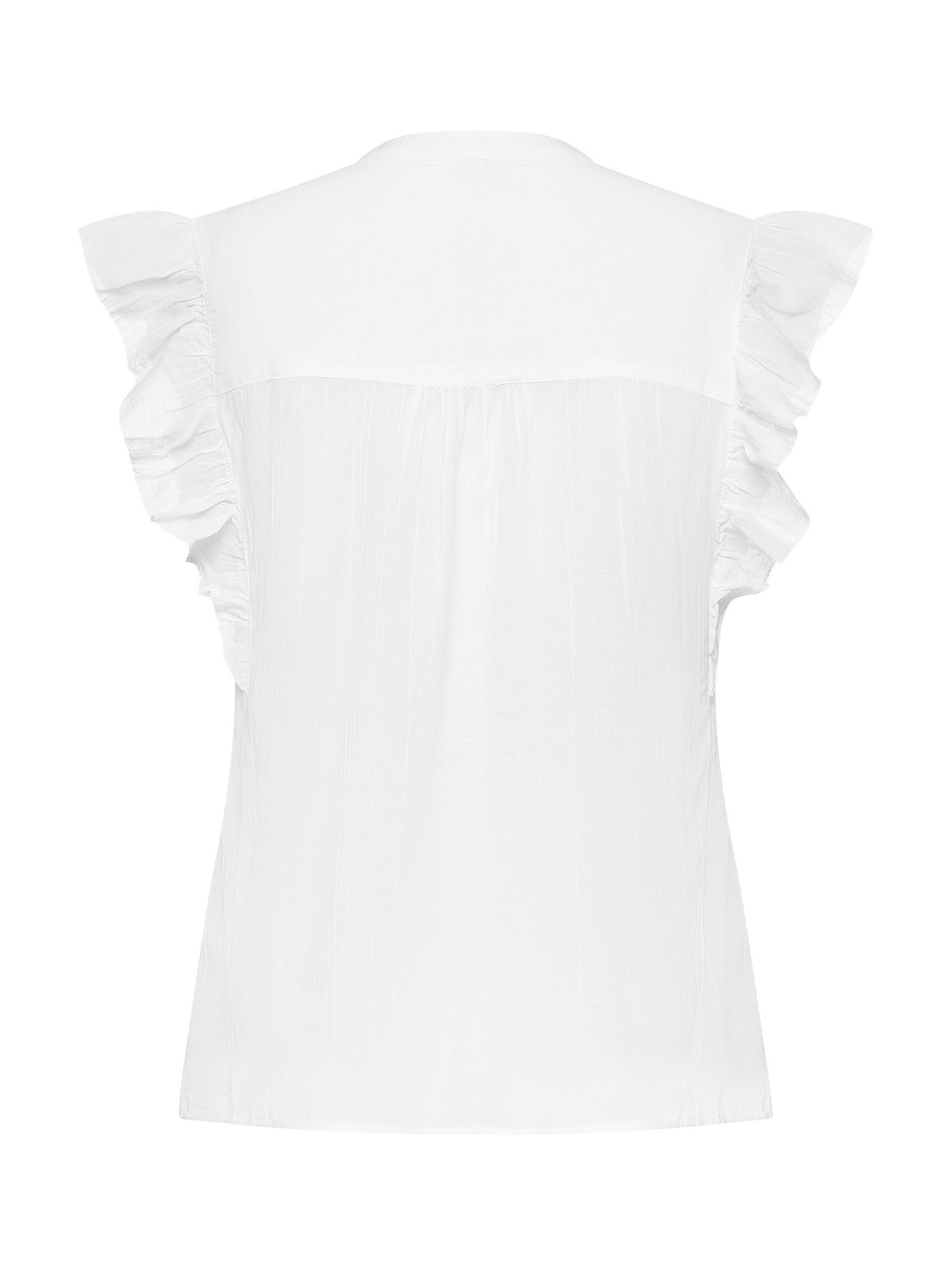 Pepe Jeans - Blouse with butterfly sleeves, White, large image number 1