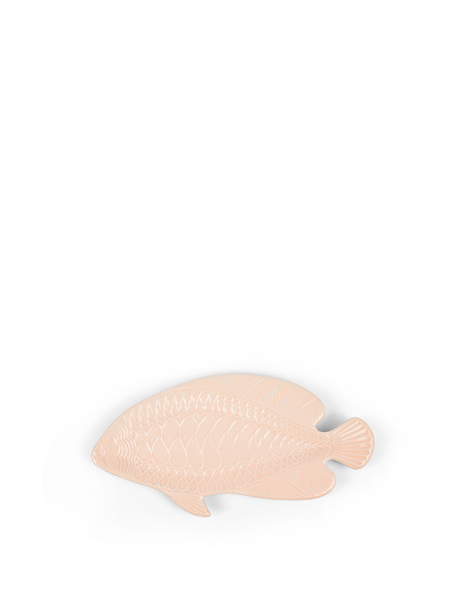 Decorative plate in the shape of a fish, Light Pink, large image number 0