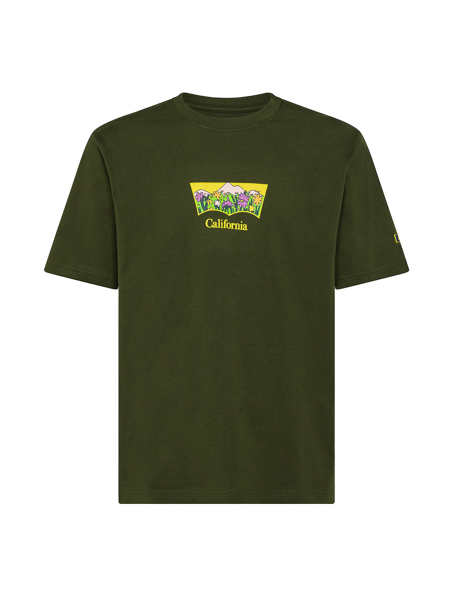 Graphic Tee, Verde, large image number 0