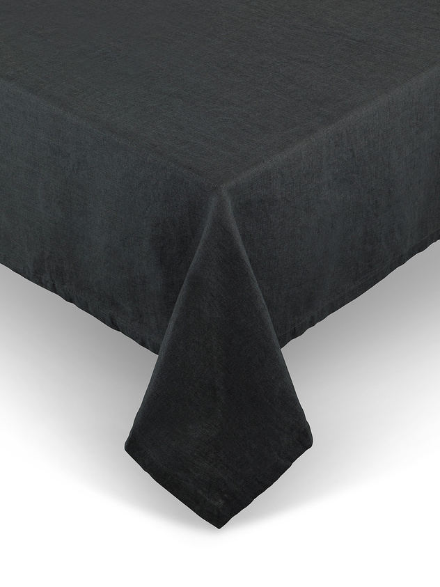 Tovaglia in puro lino lavato tinta unita