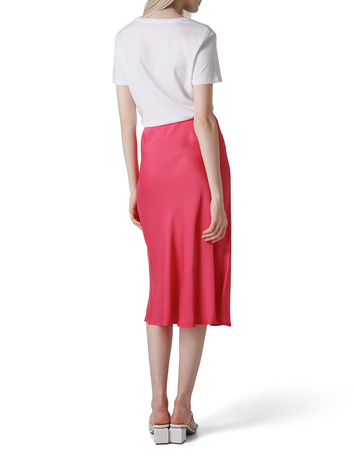 Viscose skirt, Pink Fuchsia, large image number 3