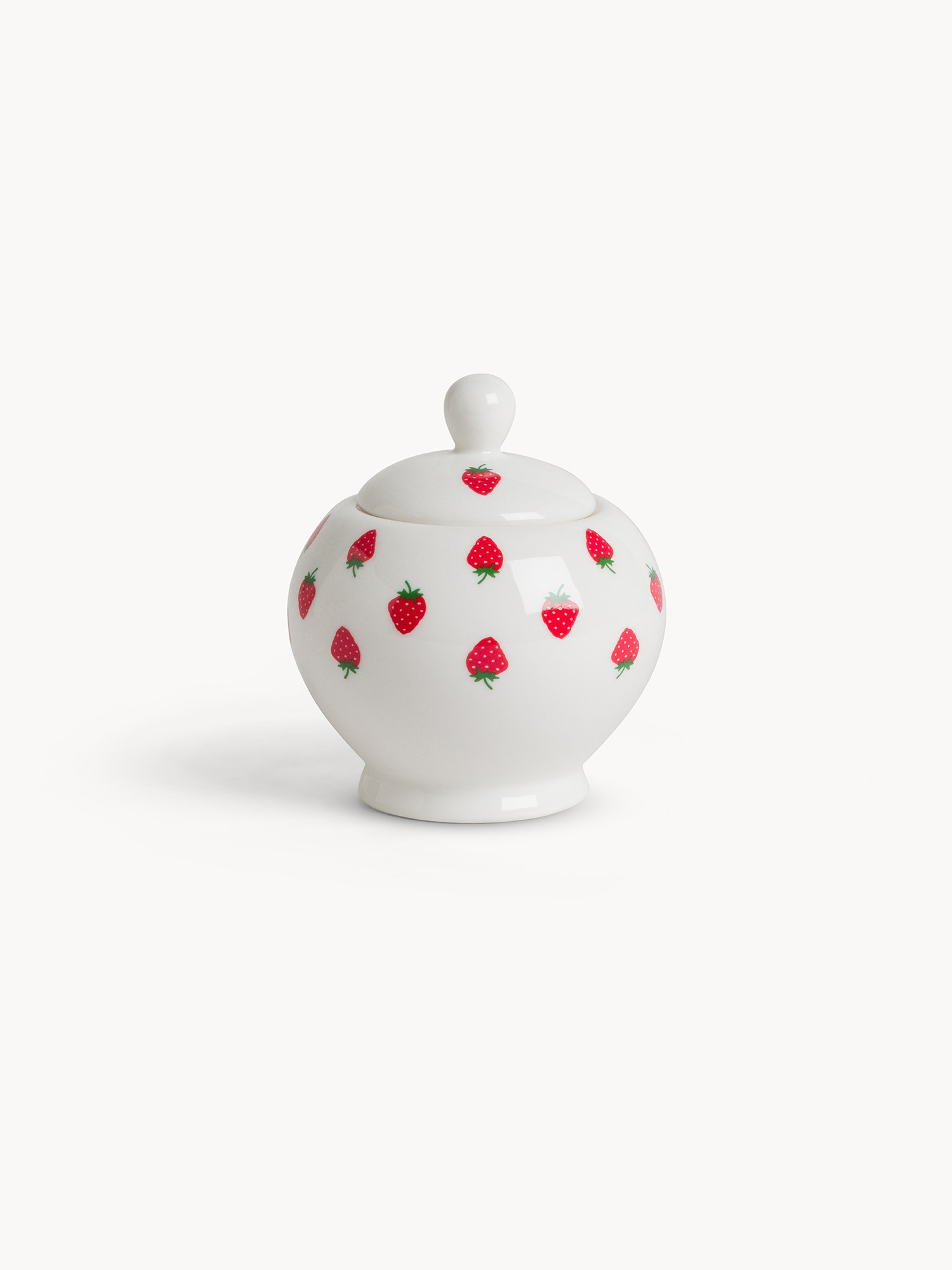 Zuccheriera new bone china motivo fragoline, Multicolor, large image number 0