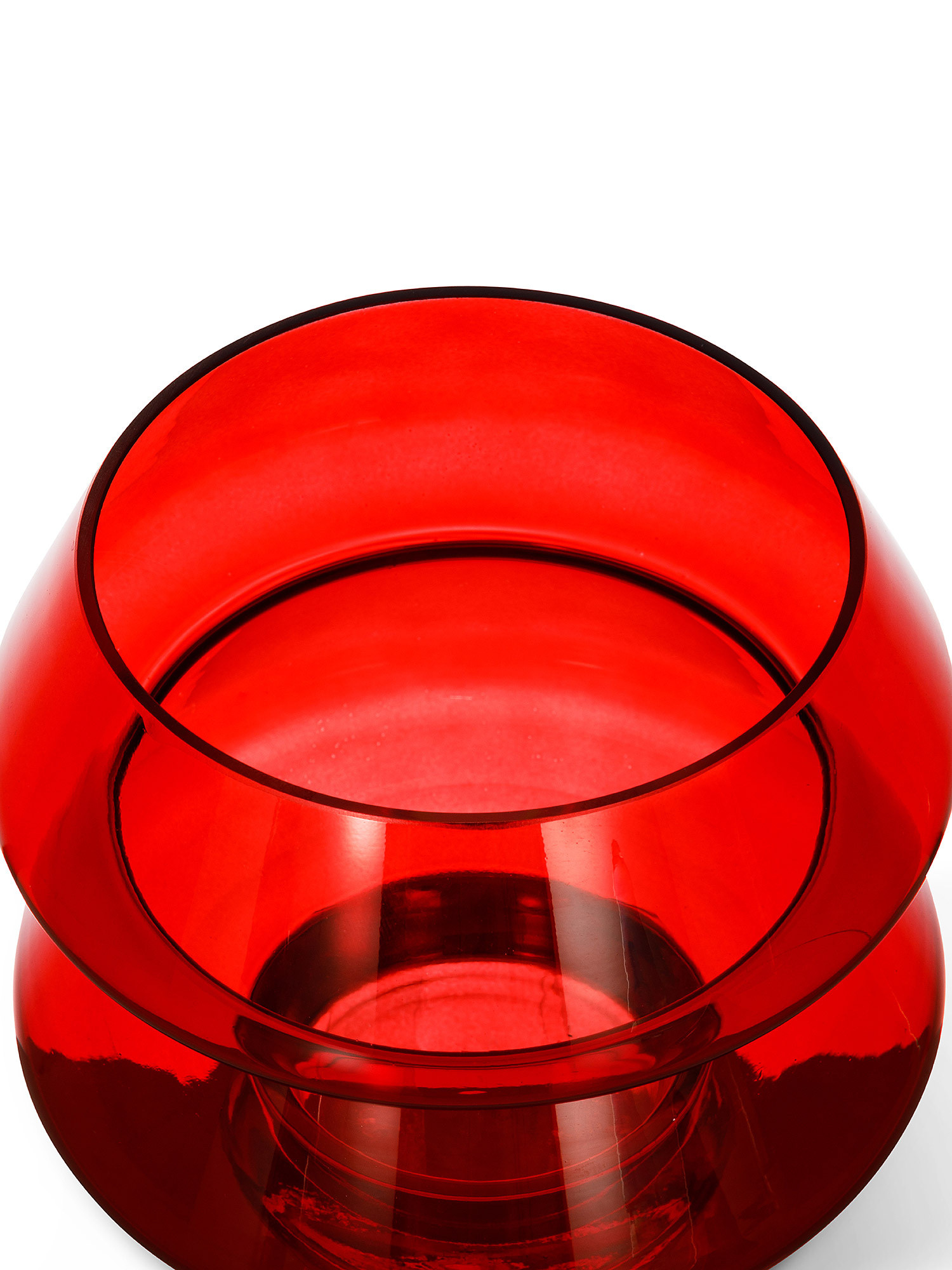 Porta dolci in vetro a forma di albero, Rosso, large image number 1