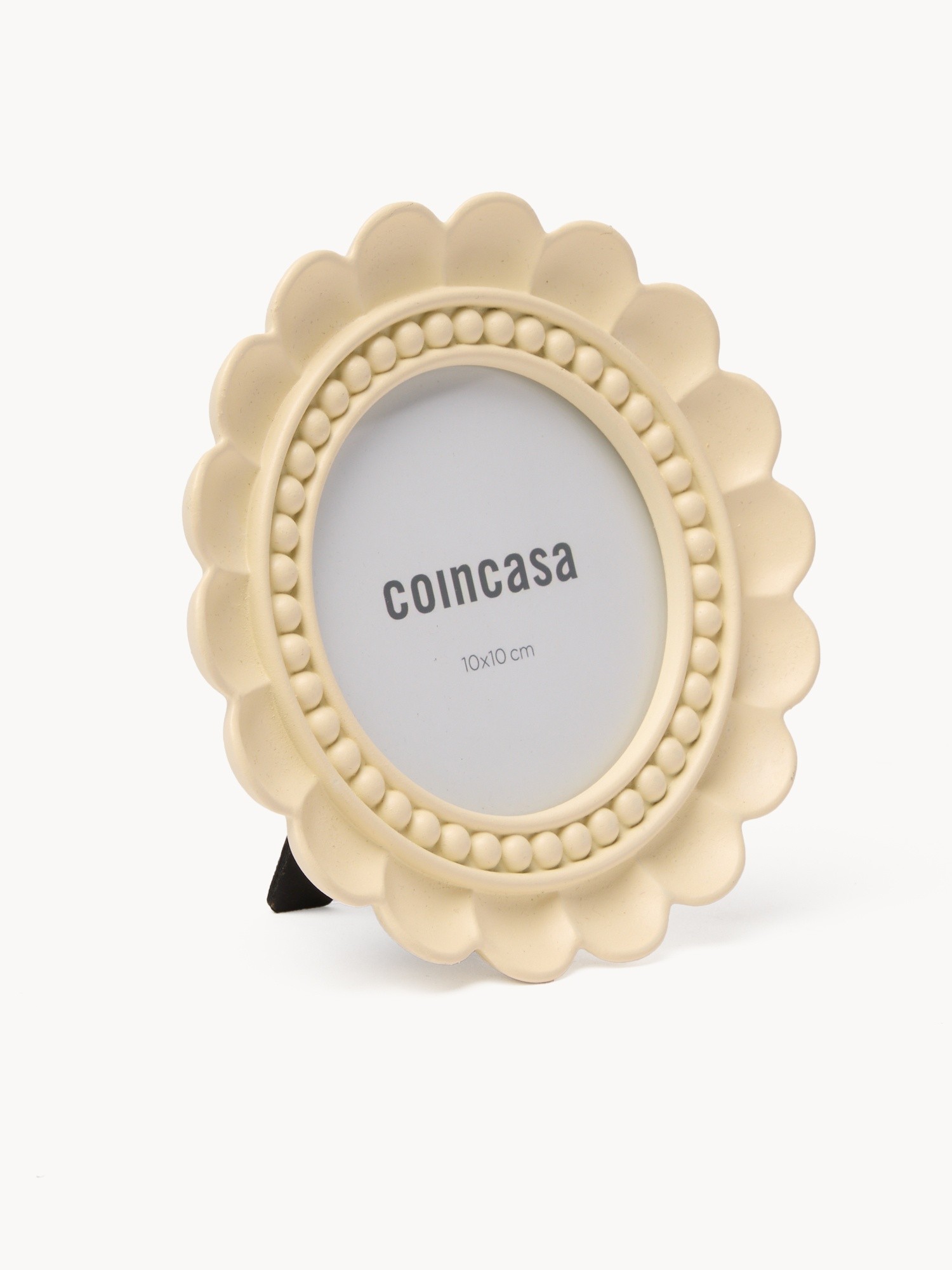 Photo frame with petal frame, Ivory, large image number 0