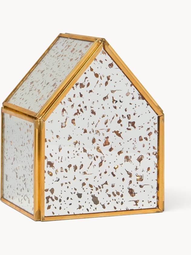 Glass House with LED Lights