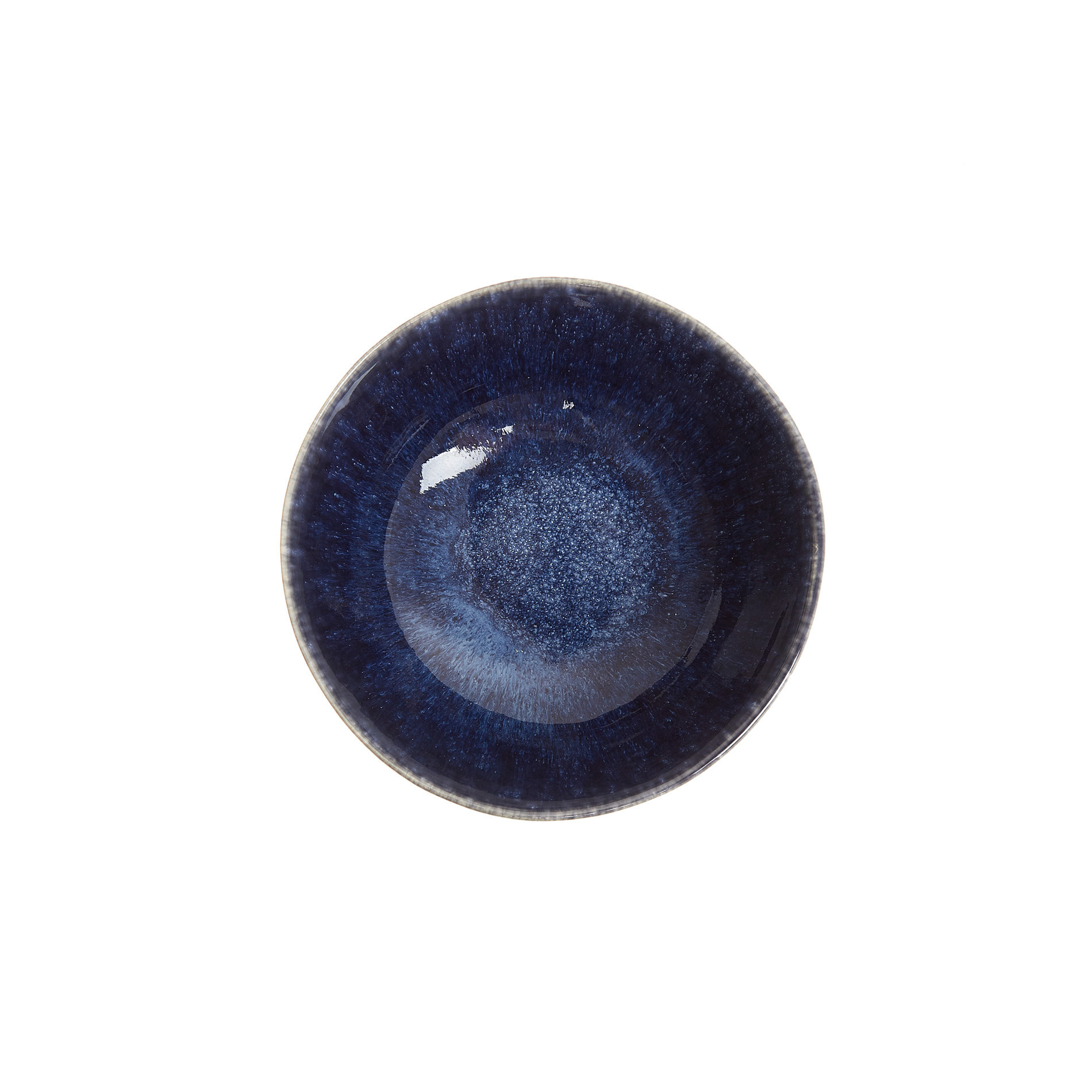 Coppetta ceramica smalto reattivo, Blu, large image number 1