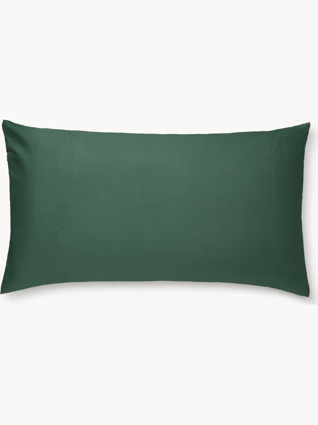 Solid-color pure cotton pillowcase