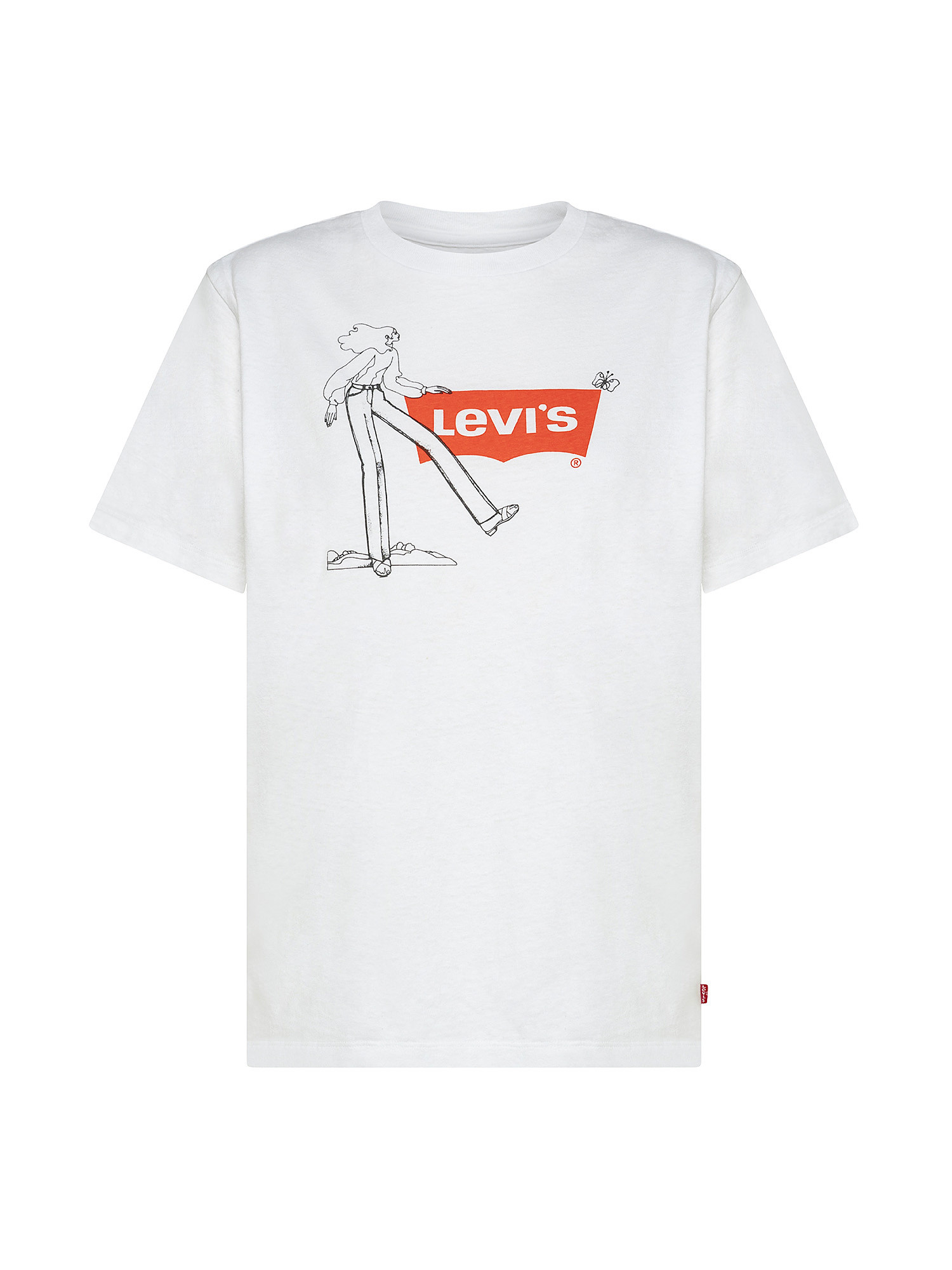 Graphic Jet Tee T-shirt, White, large image number 0