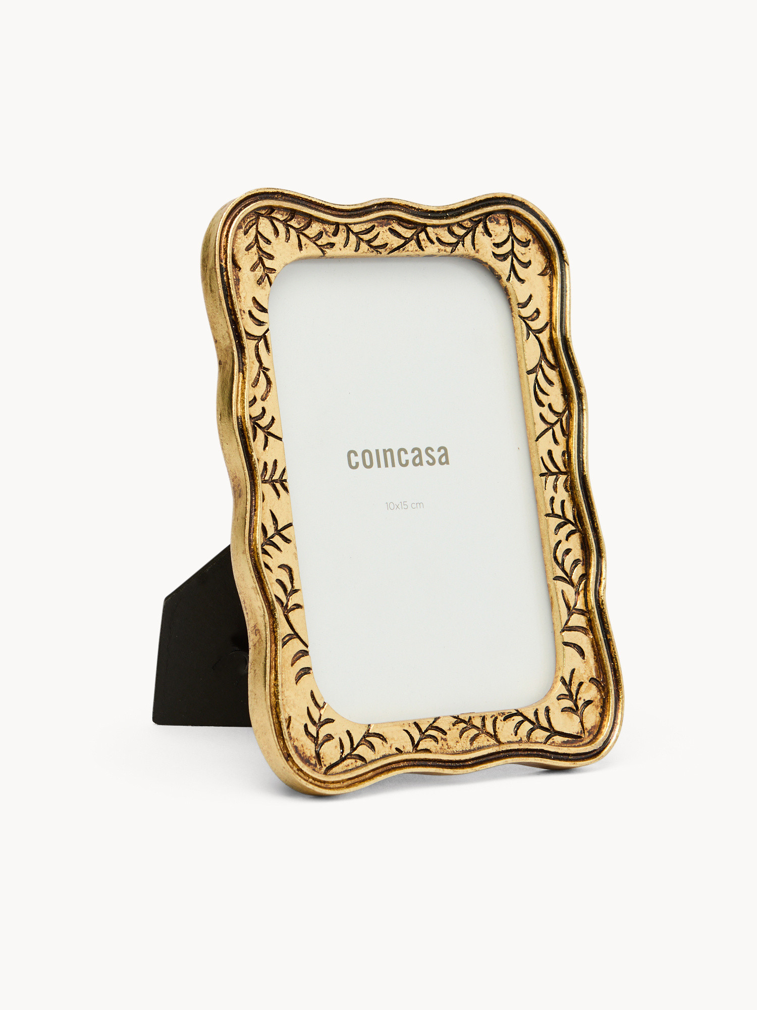Photo Frame with Polyresin Frame, Gold, large image number 0