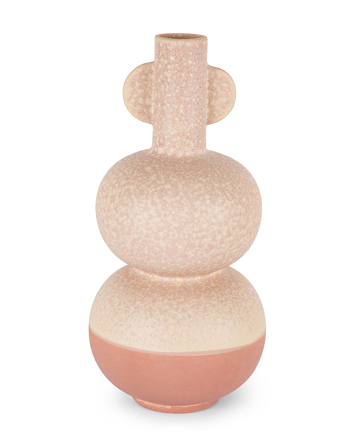 Portuguese handcrafted ceramic vase, Pink, large image number 0