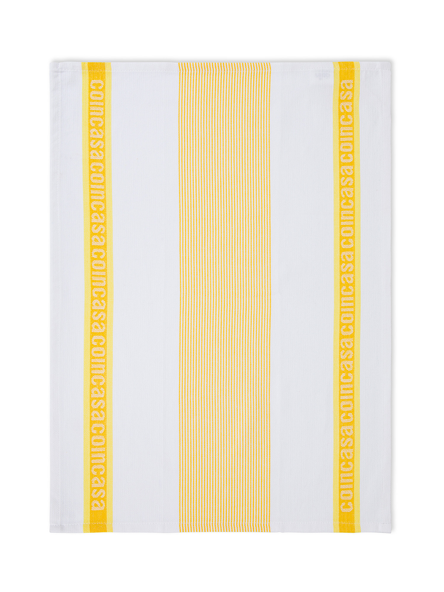 Set of 3 Coincasa jacquard cotton tea towels, Multicolor, large image number 1