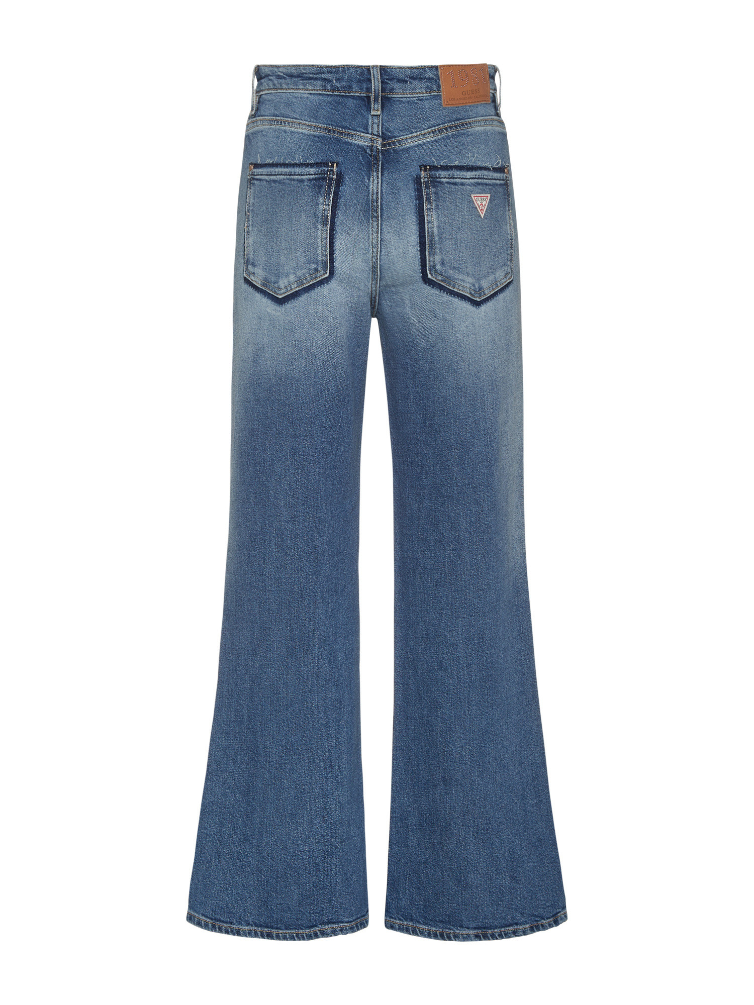 Guess - Five pocket wide leg jeans, Denim, large image number 1
