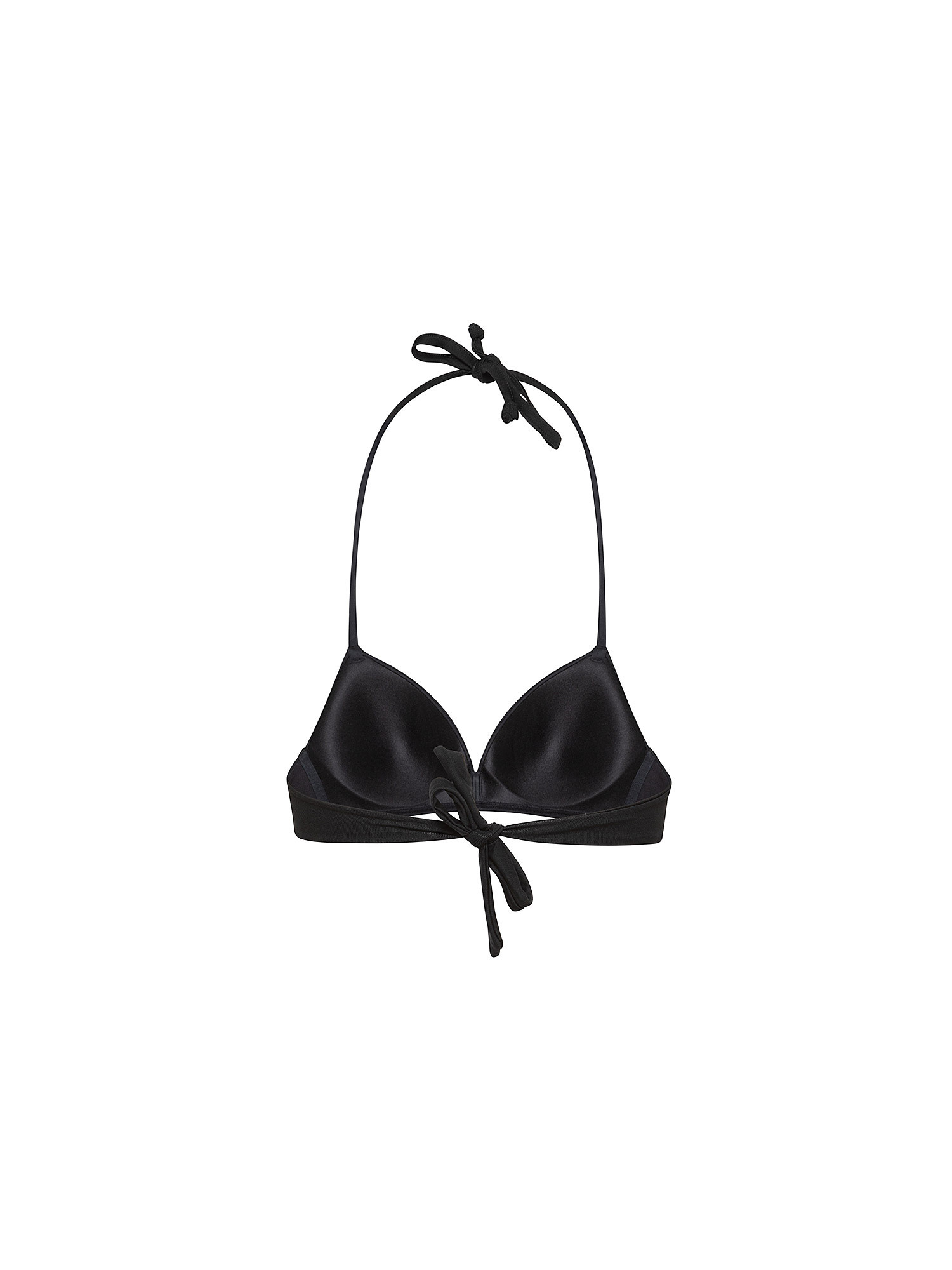 Push-up bikini top, Black, large image number 1
