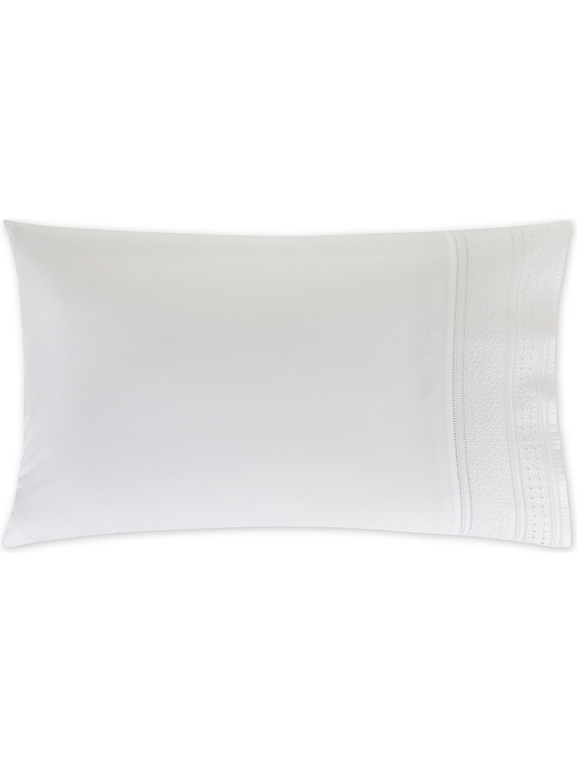 Pillowcase in fine cotton percale Portofino