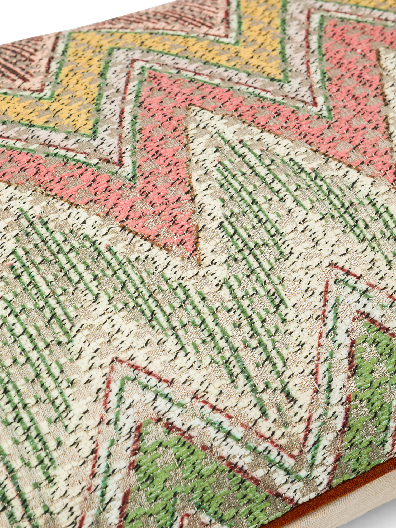 Cuscino jacquard a rilievo 35X55cm, Multicolor, large image number 2