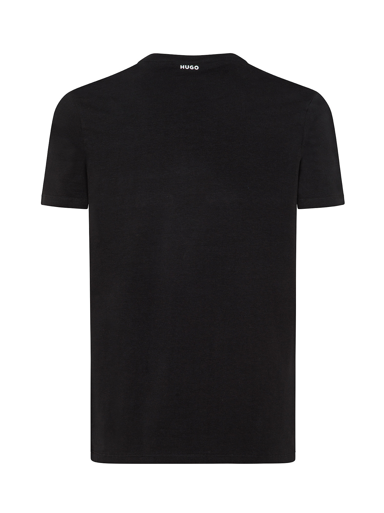 Hugo - Set 2 t-shirt in cotone elasticizzato, Bianco, large image number 2