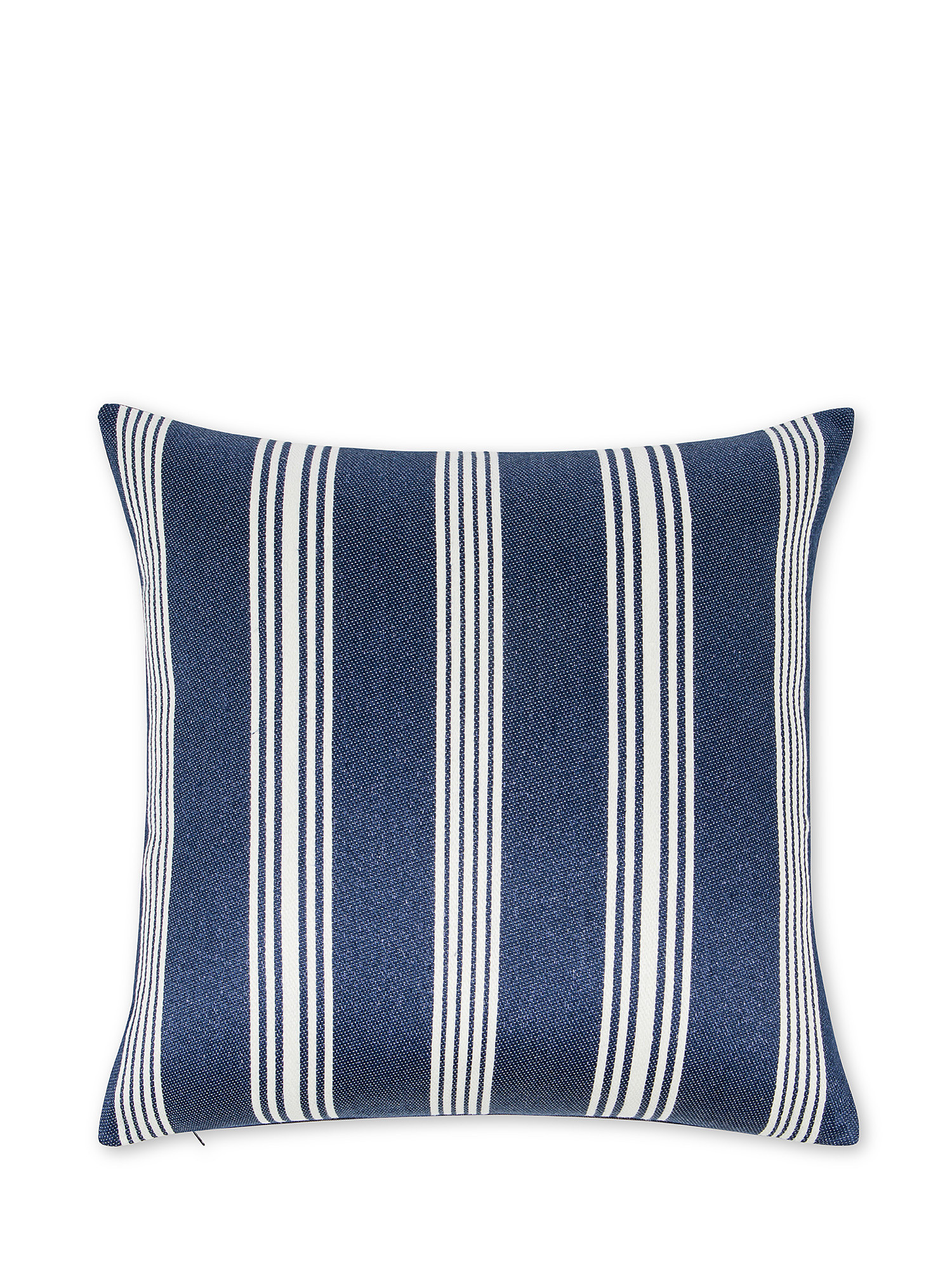 43x43 cm cushion in cotton and linen, Blue, large image number 0