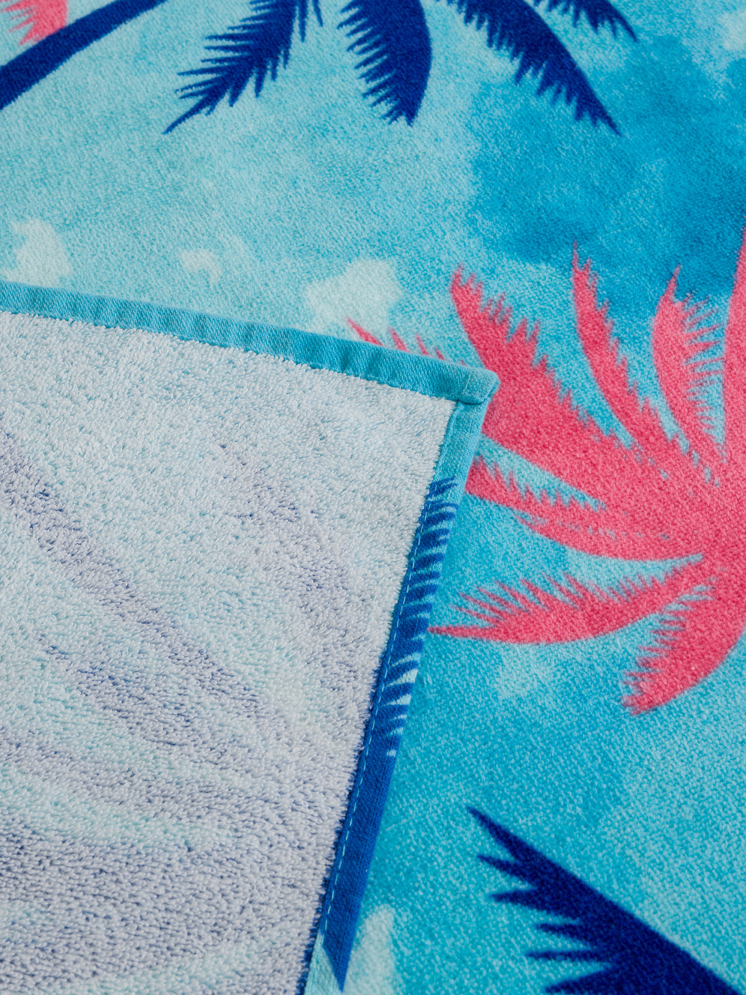 Fish pattern cotton beach towel, Multicolor, large image number 1