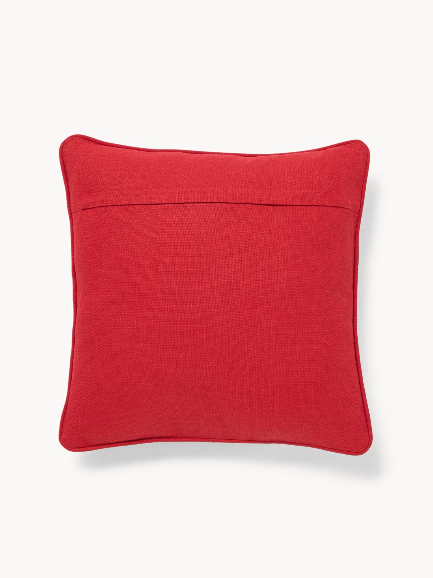 45x45 cm pillow with wreath embroidery, Red, large image number 1