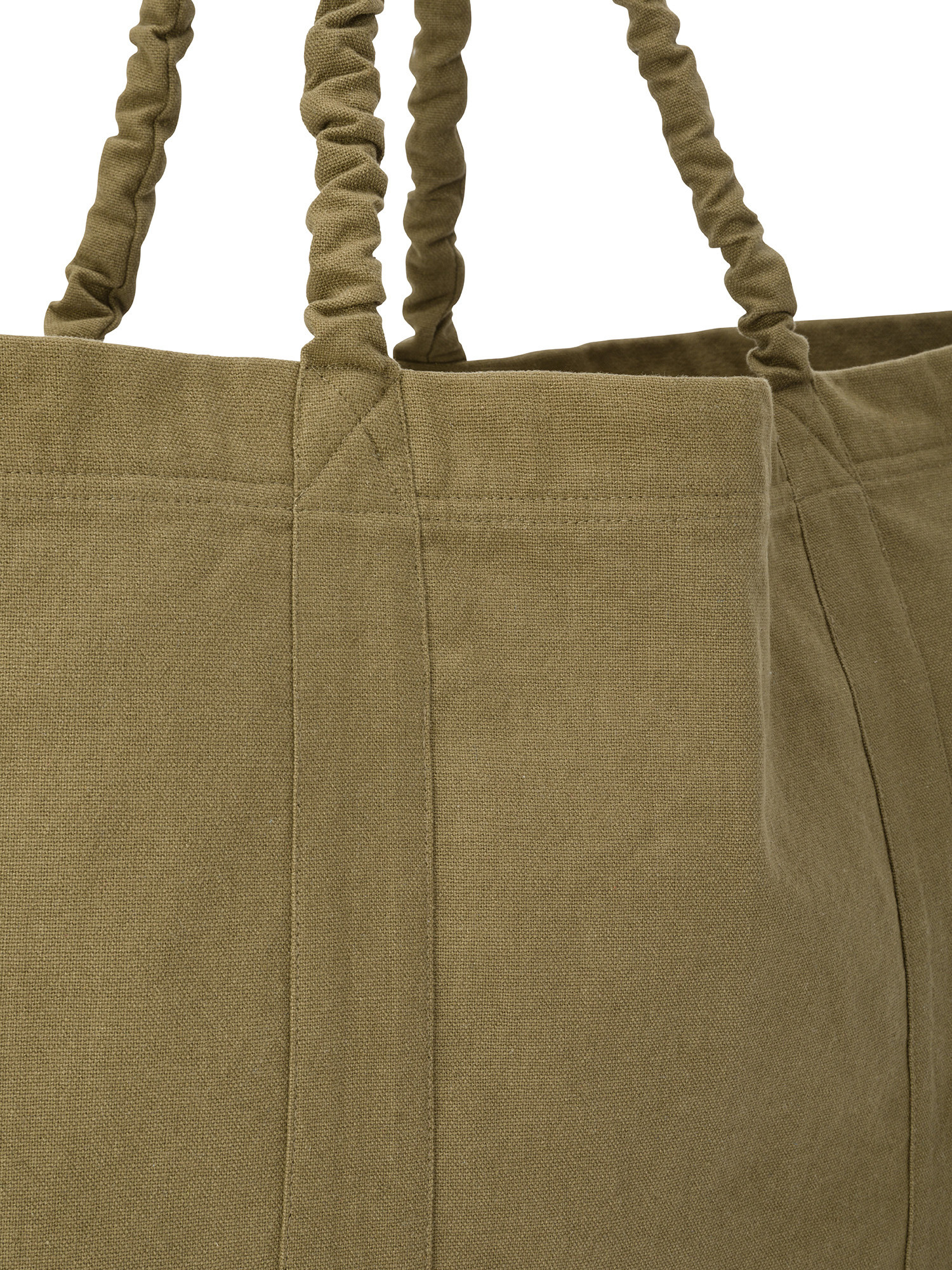 Pure cotton shopper, Olive Green, large image number 2