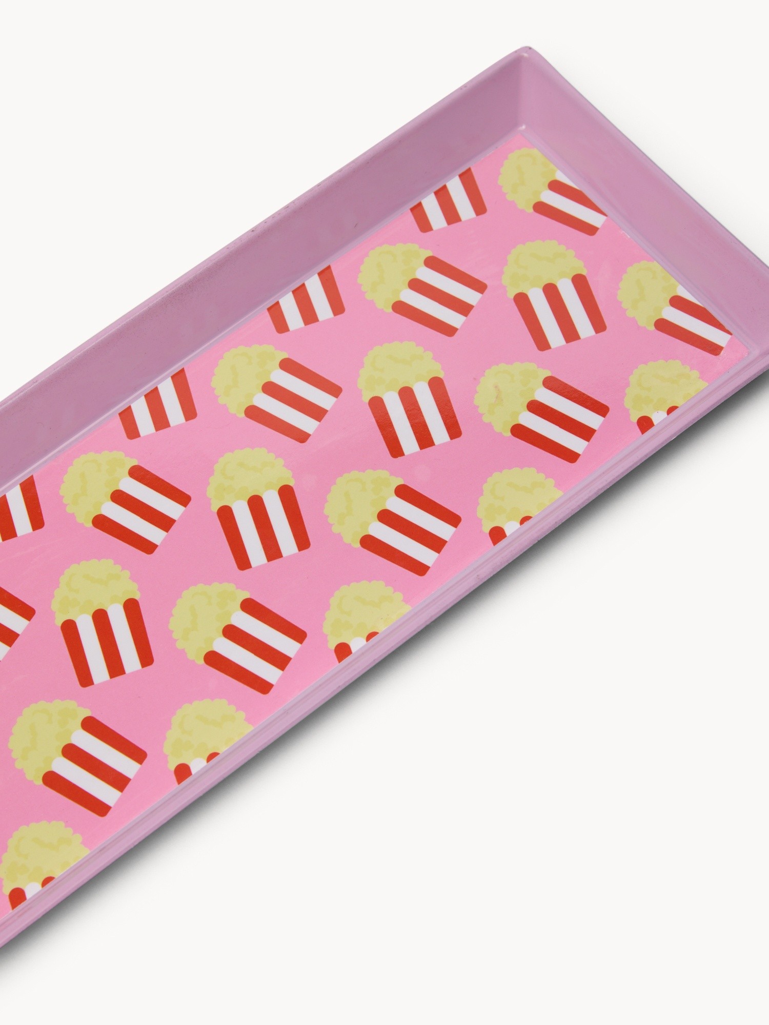 Popcorn-themed plastic tray - Introductory price, Multicolor, large image number 1