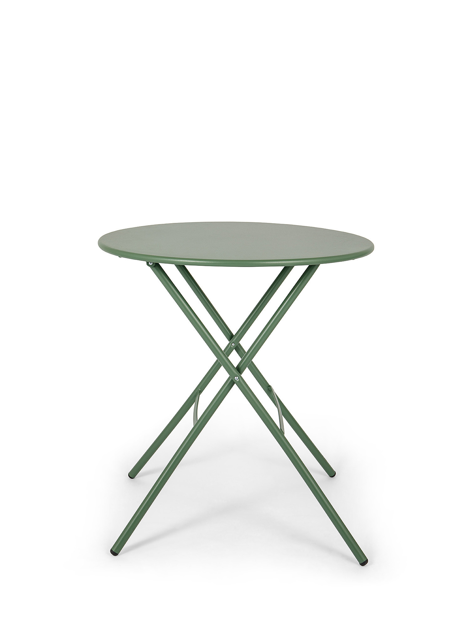 Fiam - Tavolo da esterno in acciaio richiudibile Sirio, Verde salvia, large image number 0
