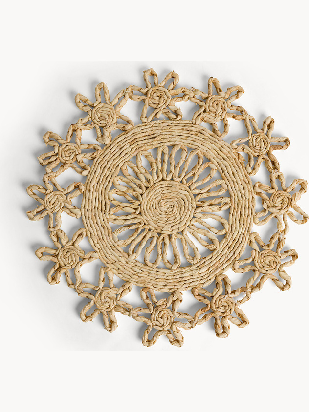Corn fiber placemat