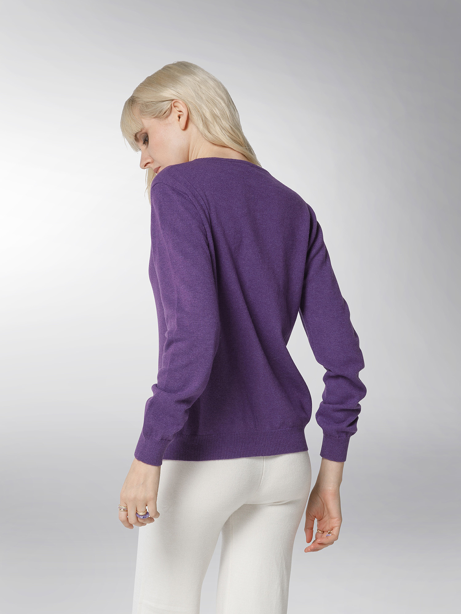 K Collection - Cardigan, Purple, large image number 4