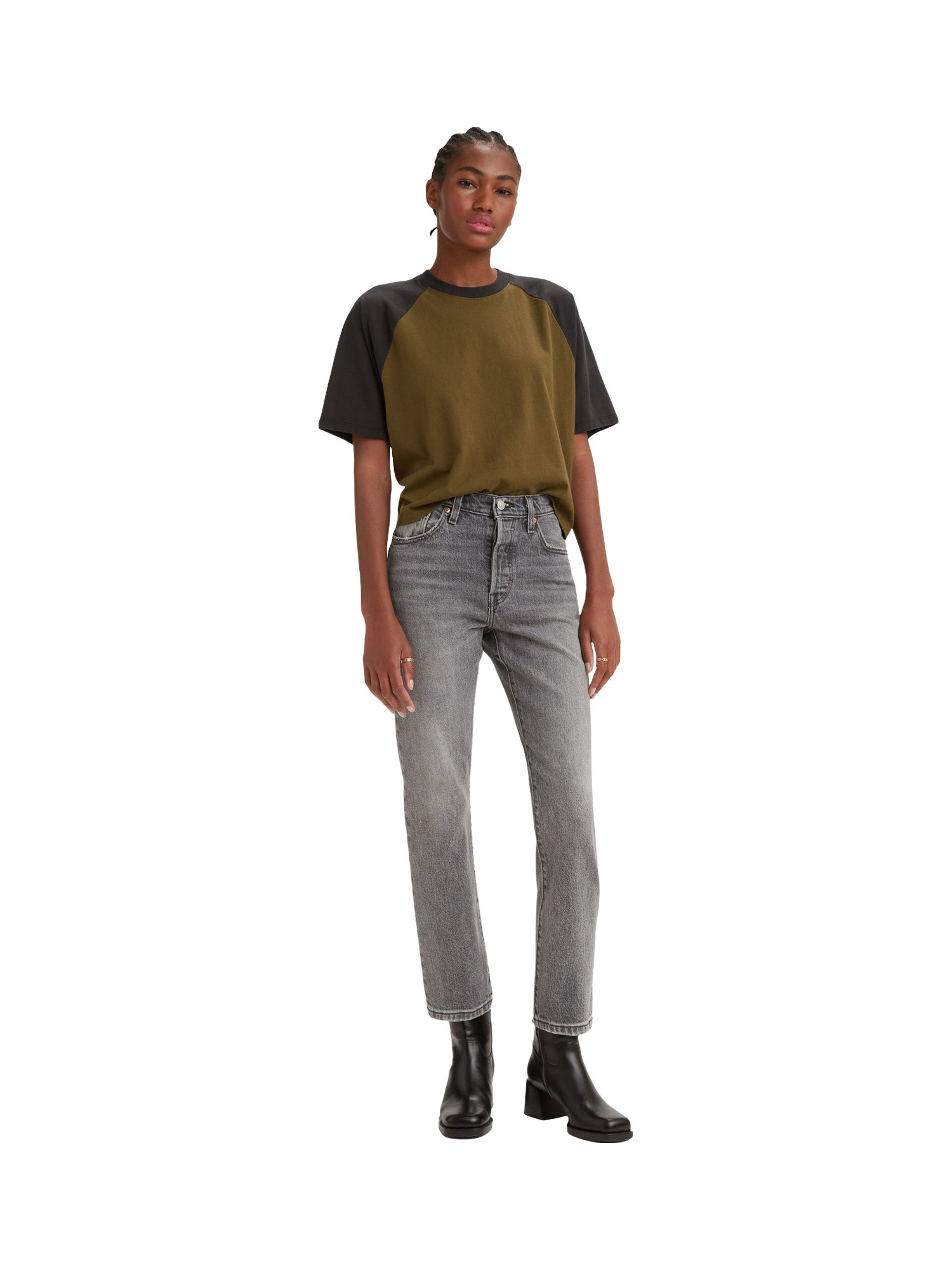 Levi's - jeans 501® cropped, Grigio, large image number 2