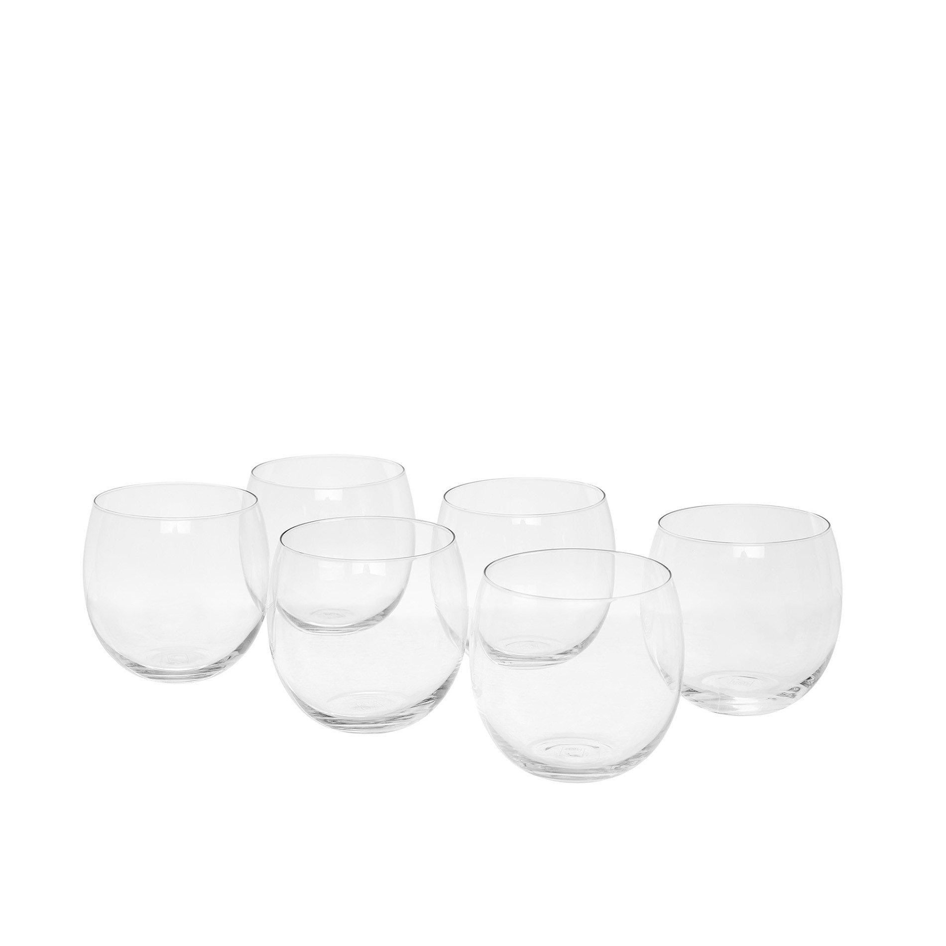 Set of 6 Bubbly wine glasses, Transparent, large image number 0