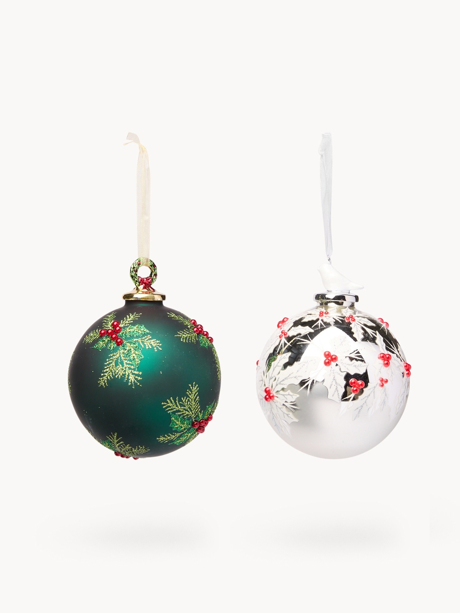 Glass Christmas tree bauble, Multicolor, large image number 0