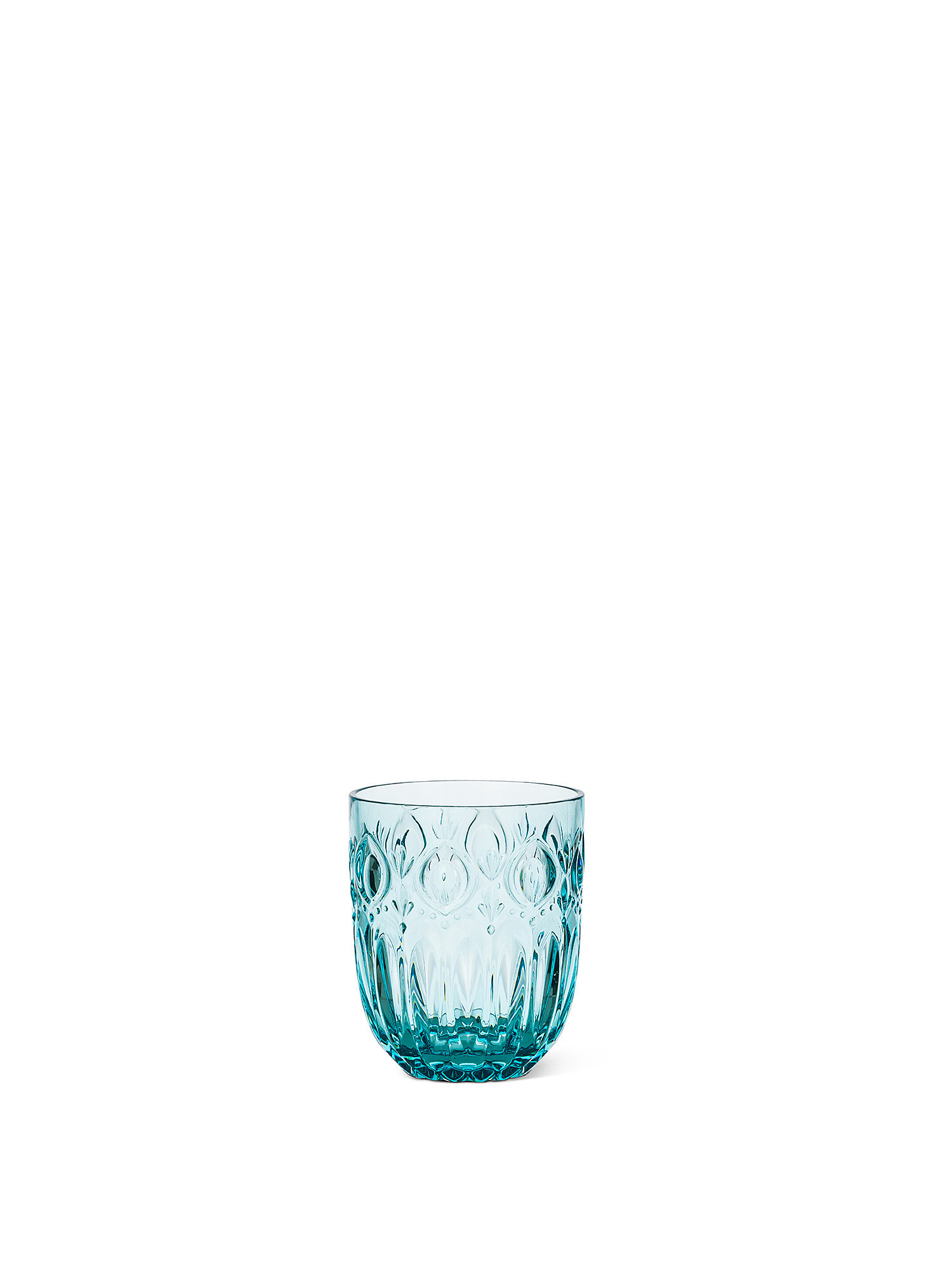 Gloria blue plastic glass, Light Blue, large image number 0