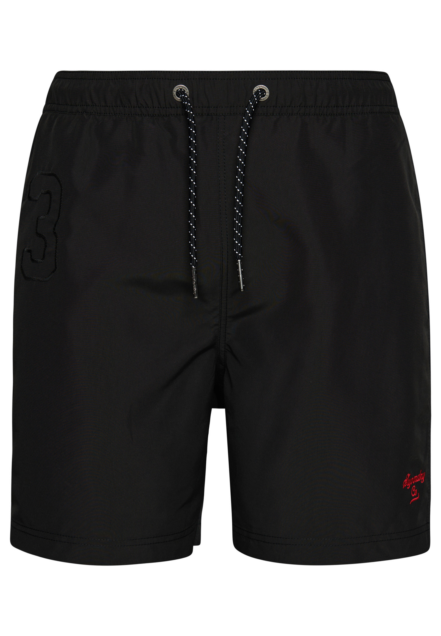 Superdry numbered boxer shorts, Black, large image number 0