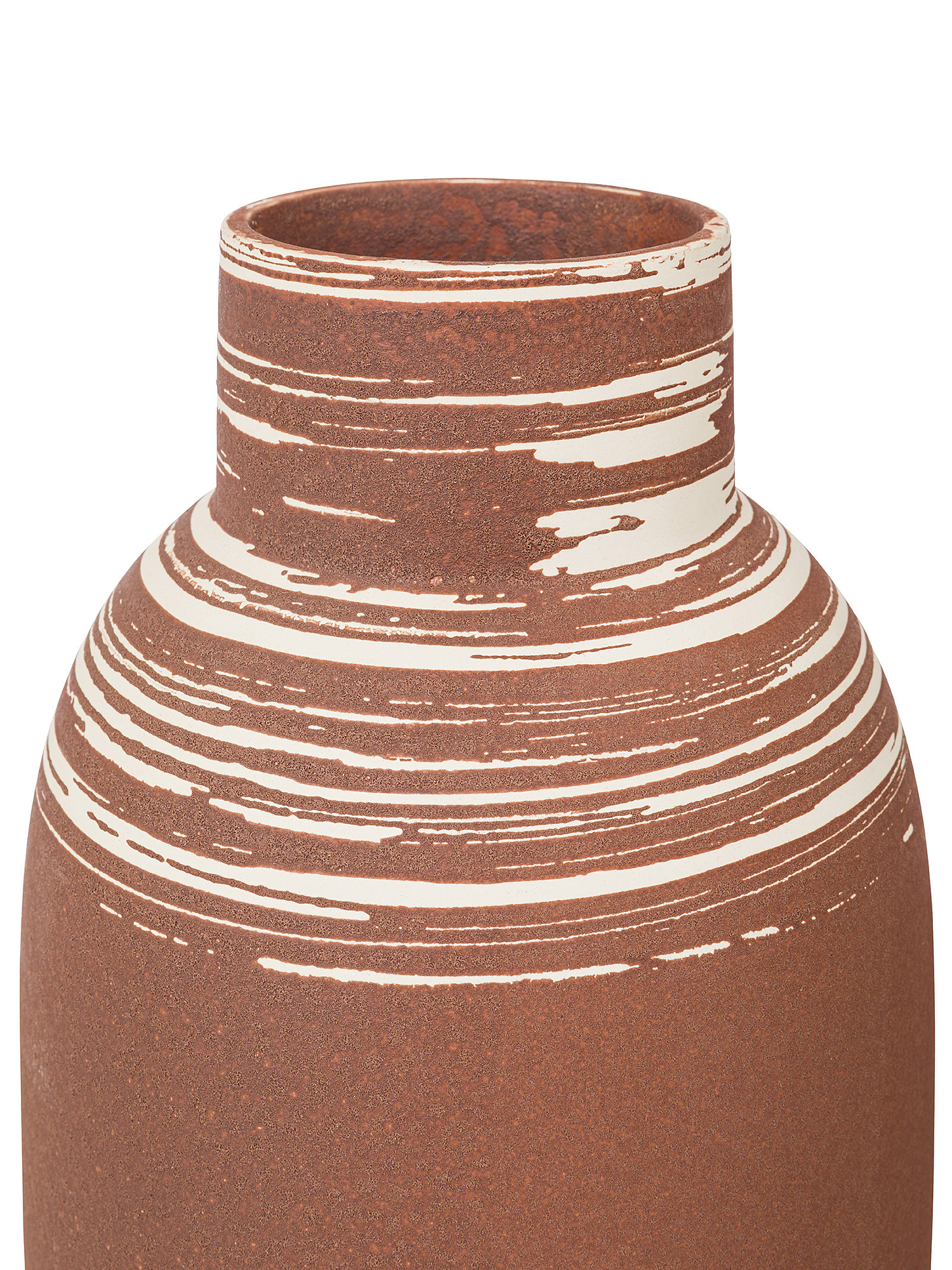 Vaso in ceramica portoghese, Marrone chiaro, large image number 1