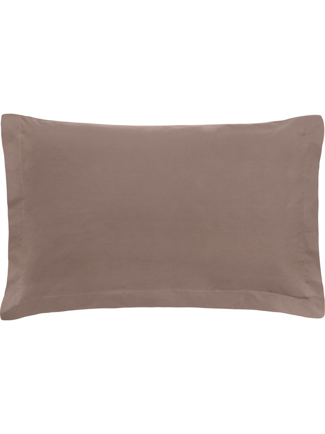 Zefiro solid colour pillowcase in percale.
