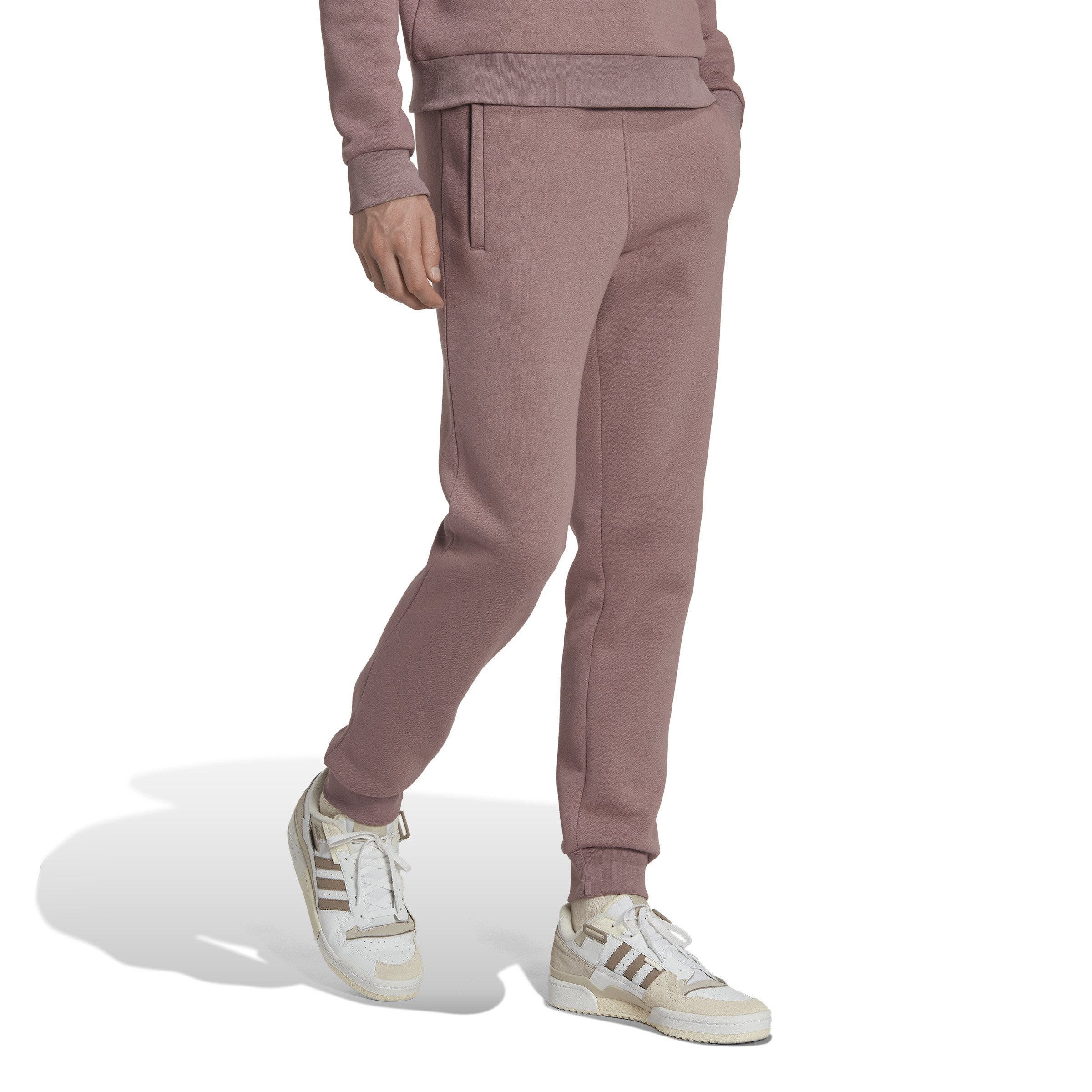 Adidas - Pantaloni adicolor essentials trefoil, Rosa antico, large image number 2