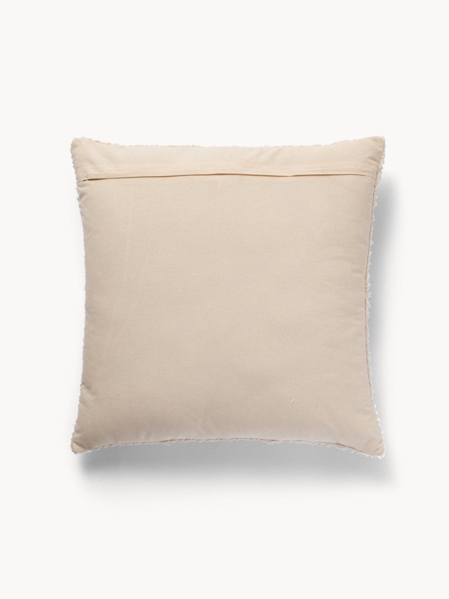 Cuscino in cotone con effetto texturizzato  45x45cm, Avorio, large image number 1