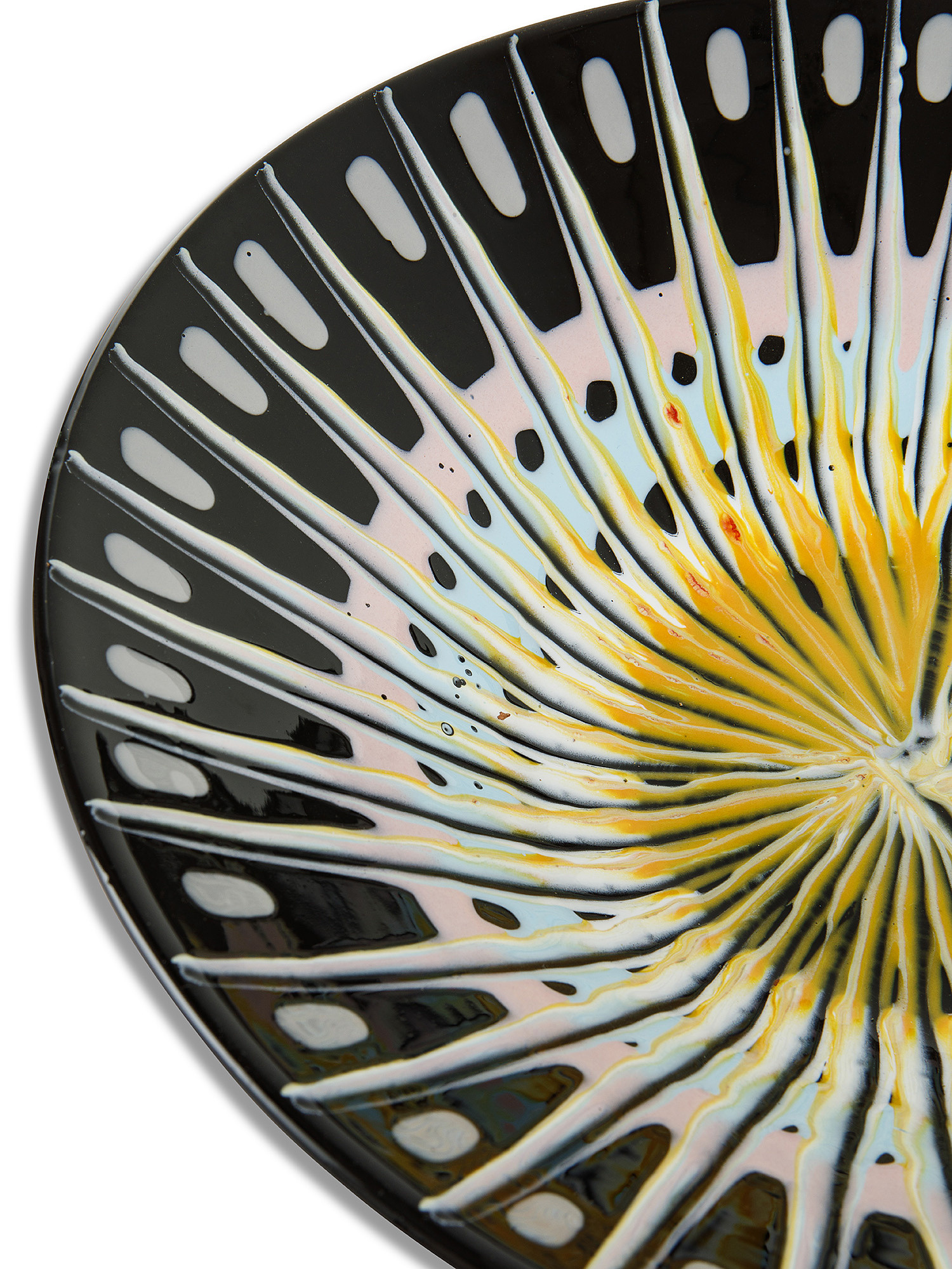 Coppa ceramica di Grottaglie realizzata e dipinta a mano, Multicolor, large image number 5
