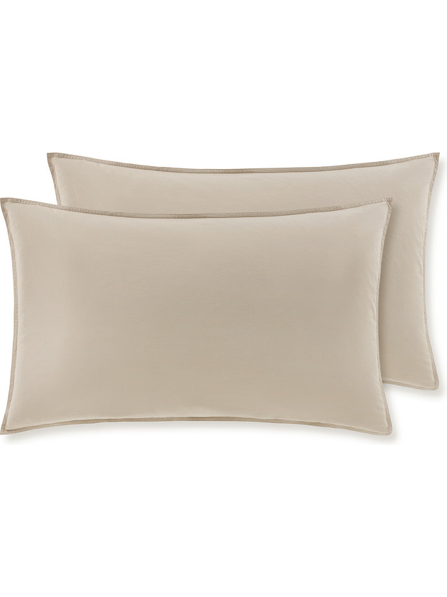 Set of 2 percale cotton pillowcases printed Special Capsule SOCIETY Made in Italy for Coincasa