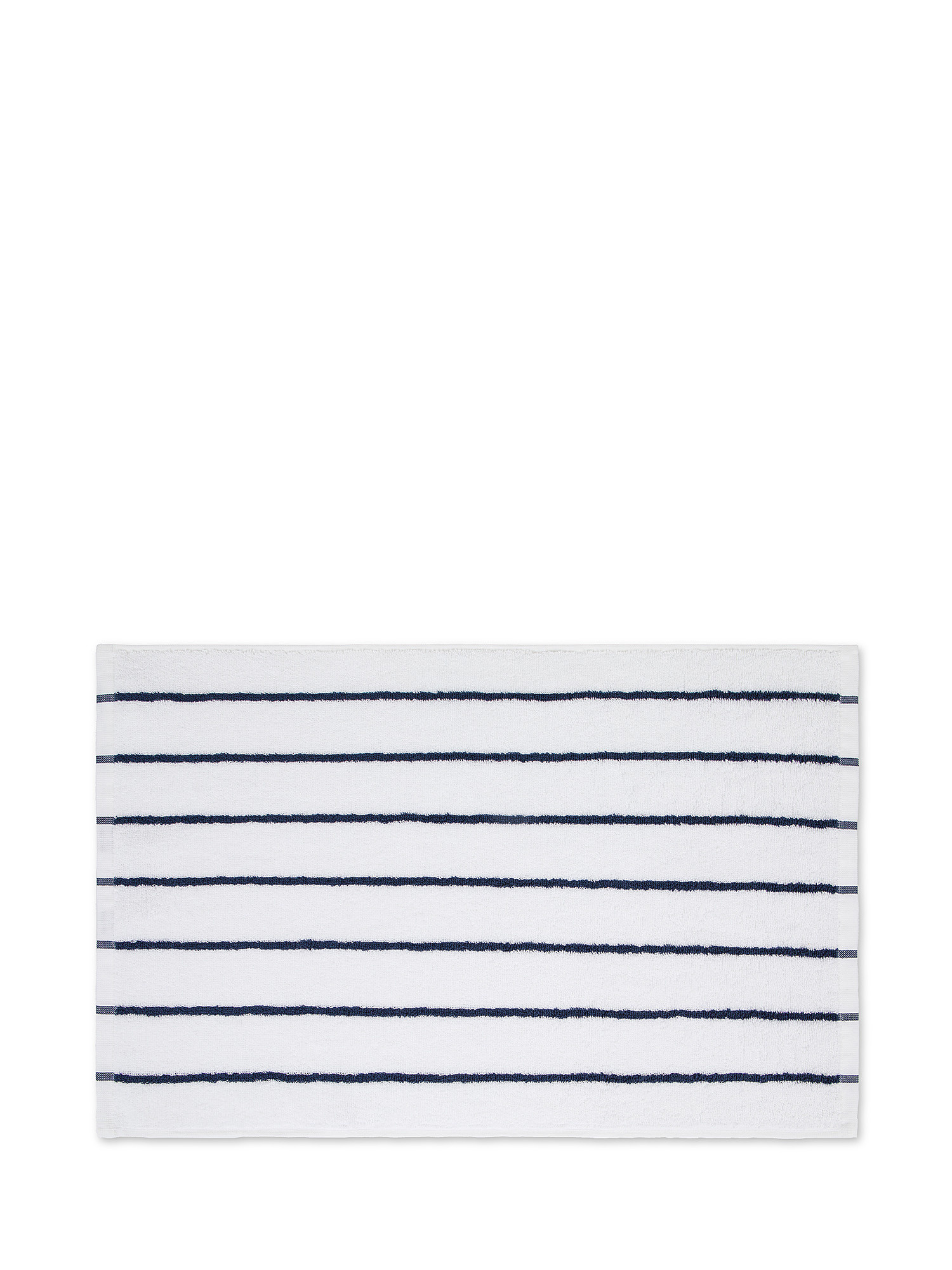 Asciugamano in spugna  di puro cotone., Blu scuro, large image number 1