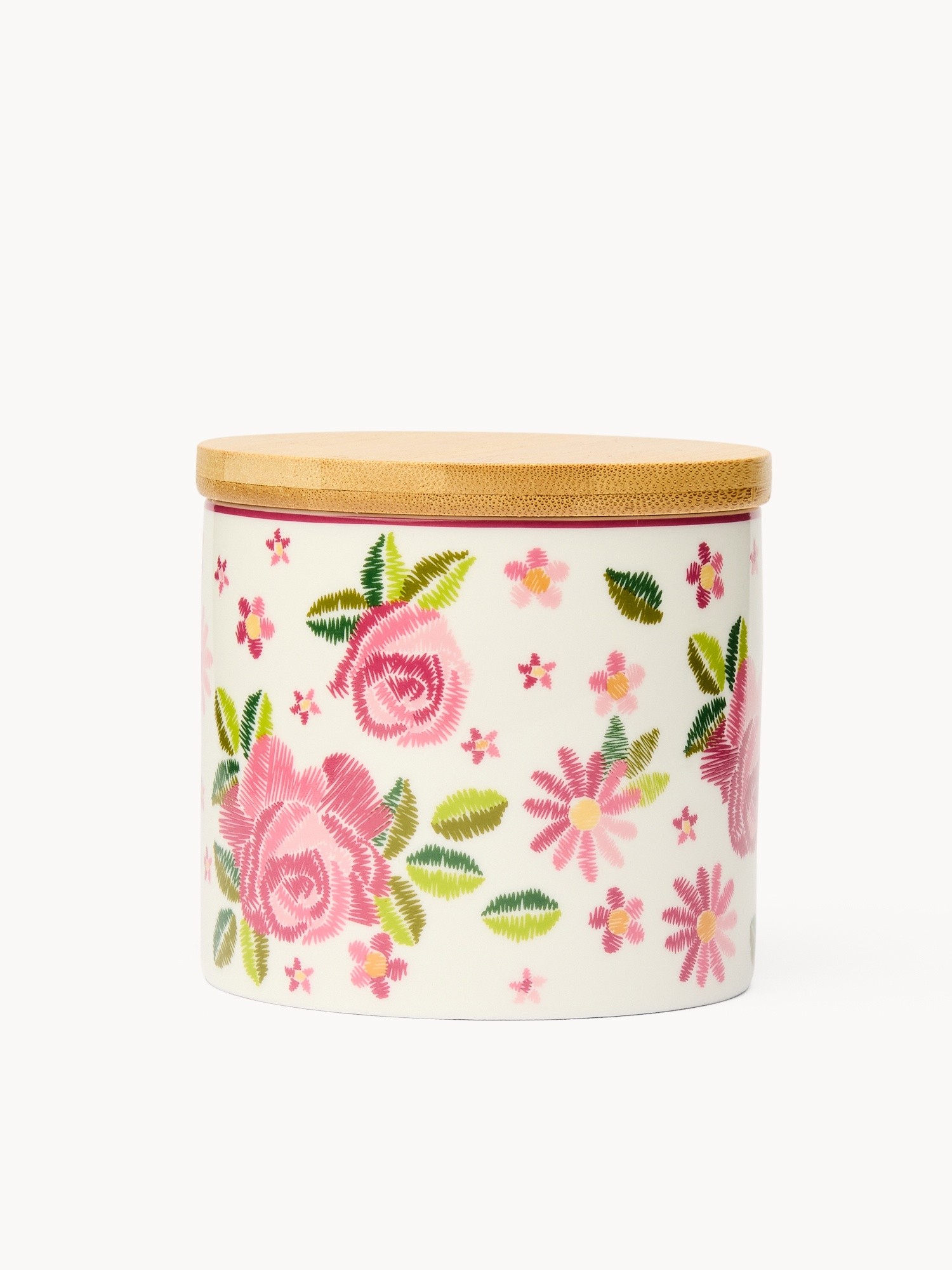 Barattolo in new bone china motivo rose - Prezzo di lancio, Multicolor, large image number 0