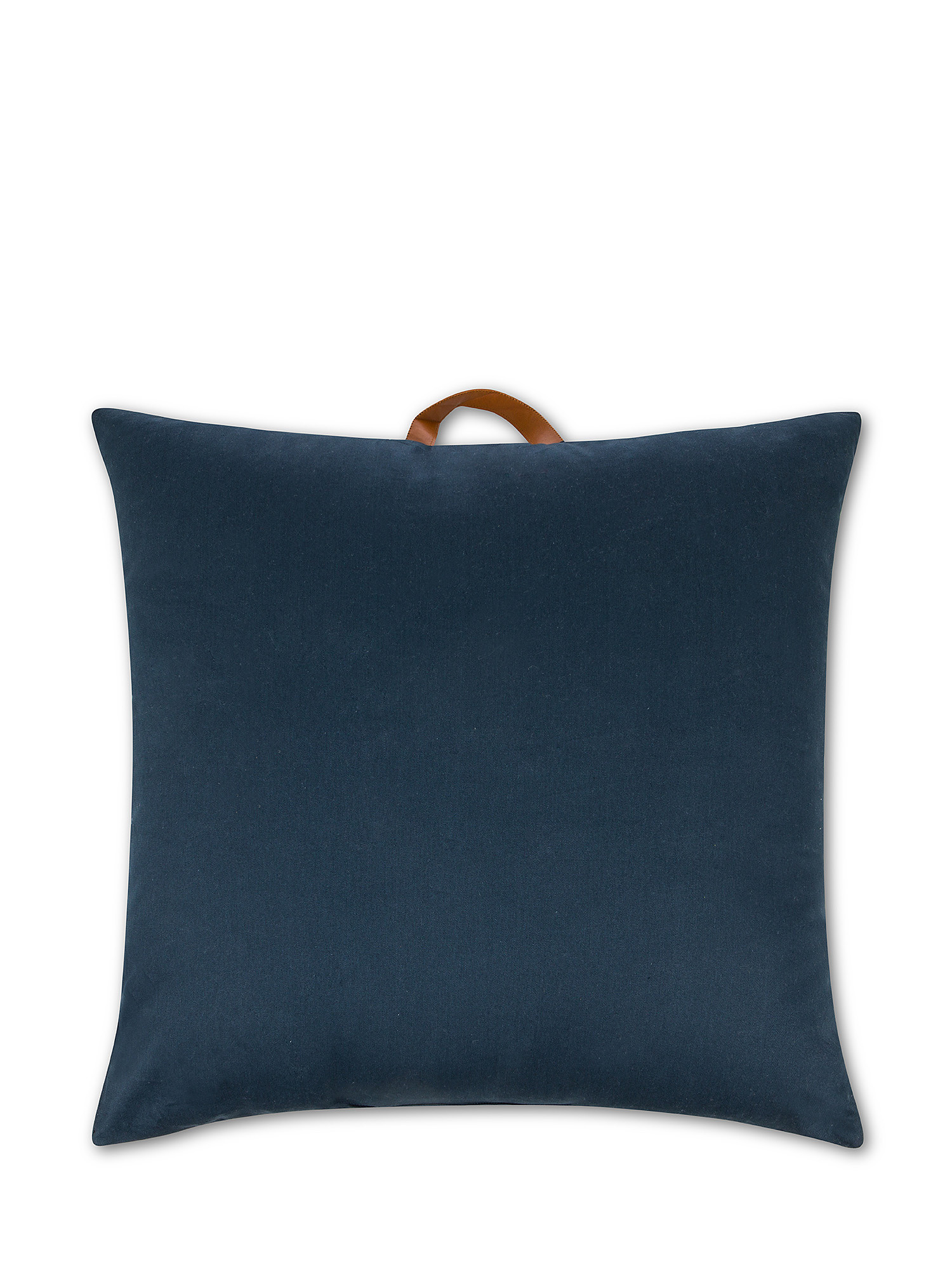 Cushion 70x70 cm with handles, Blue, large image number 1