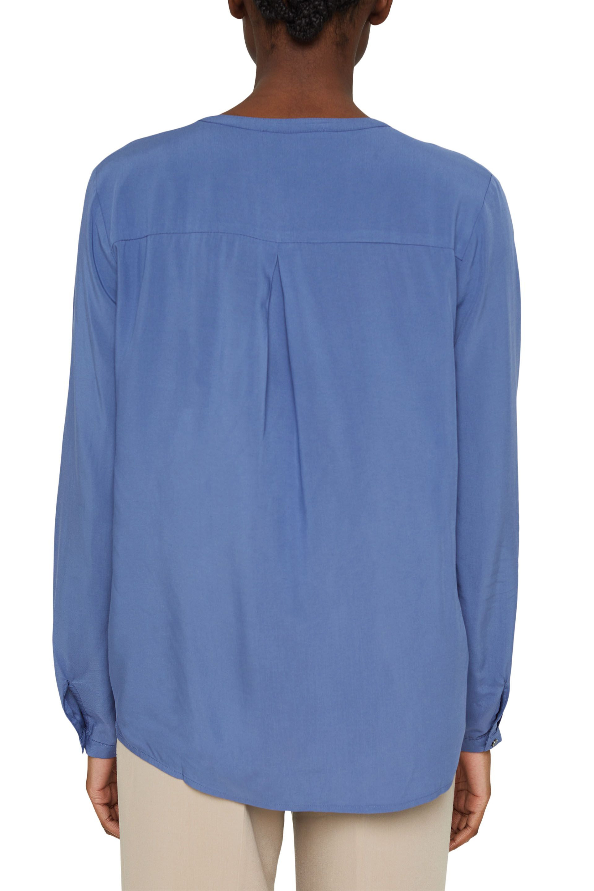 Blouse with adjustable sleeves, Blue Dark, large image number 2