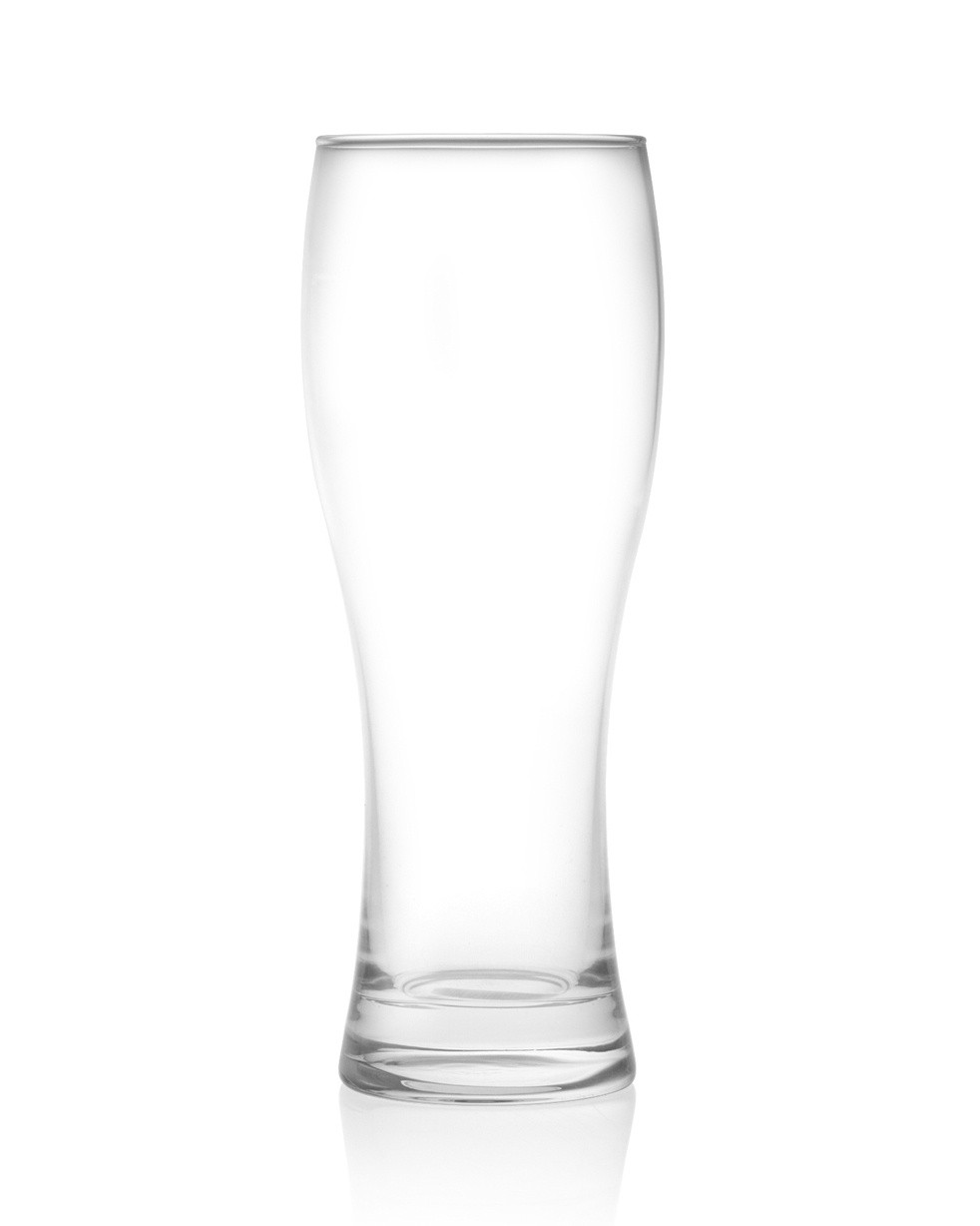 Bicchiere da birra in vetro, Trasparente, large image number 0