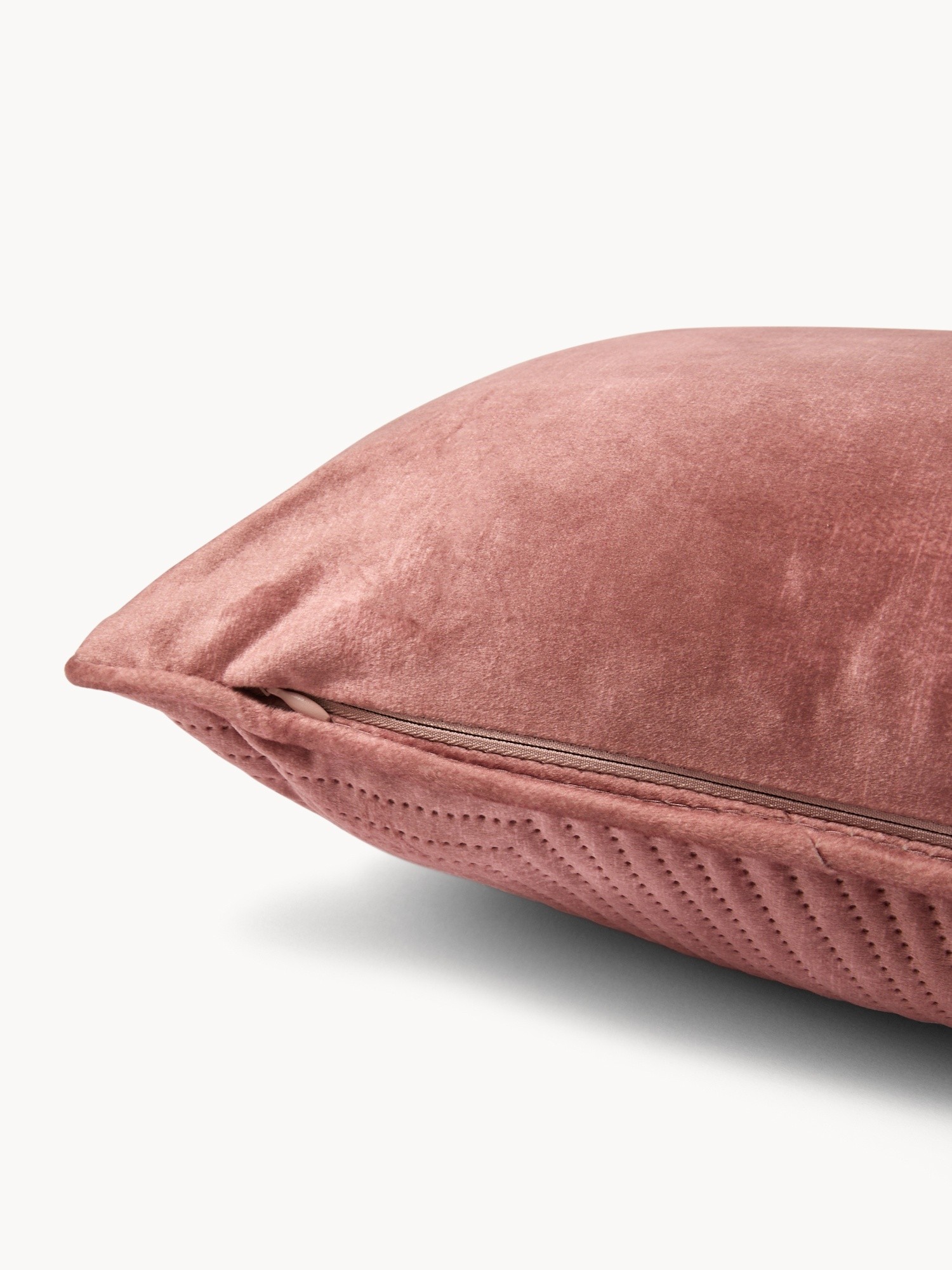 Geometric Pattern Velvet Cushion 30x50cm  - Discounted Price, Pink, large image number 2