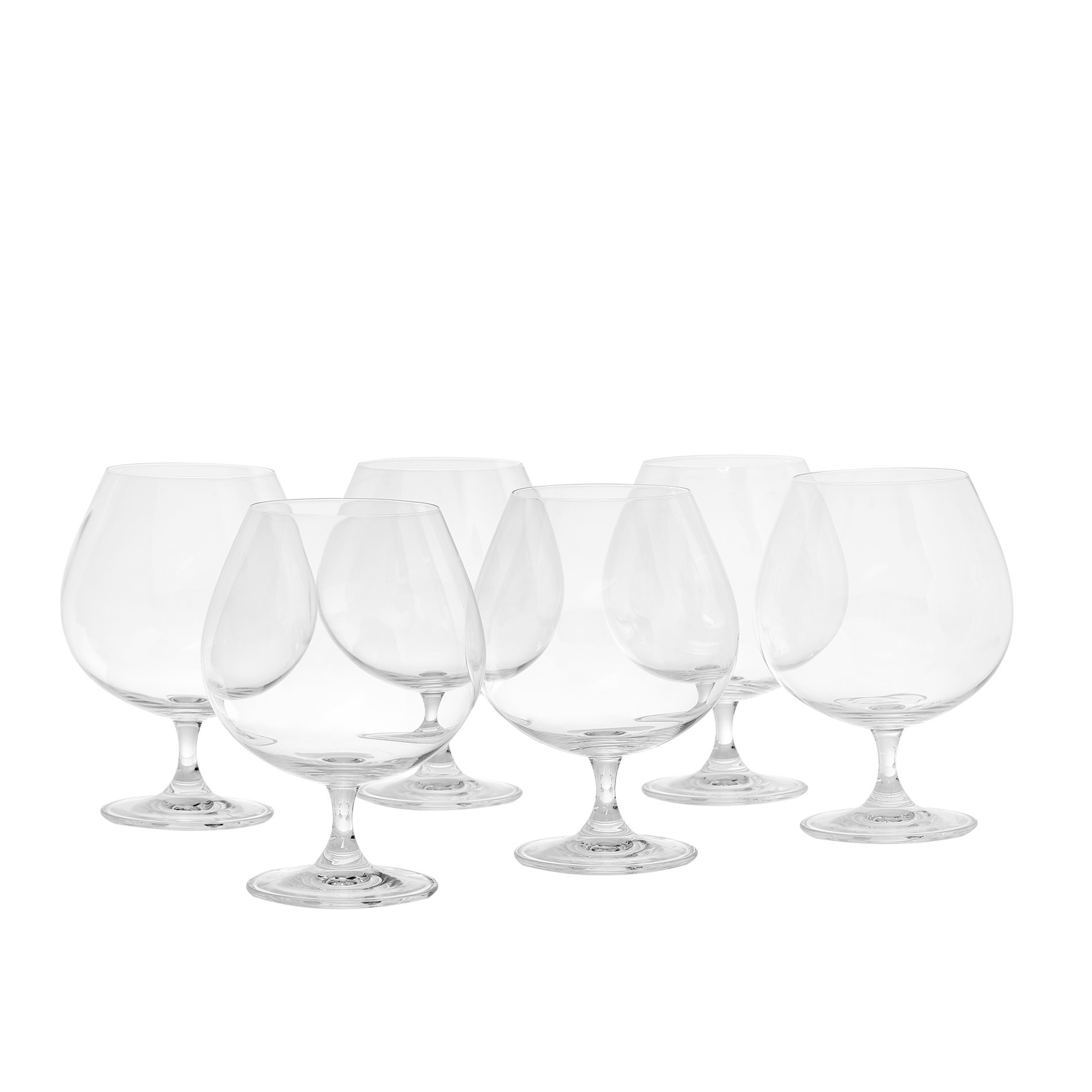 Set of 6 Kolibr√¨ cognac goblets, Transparent, large image number 1