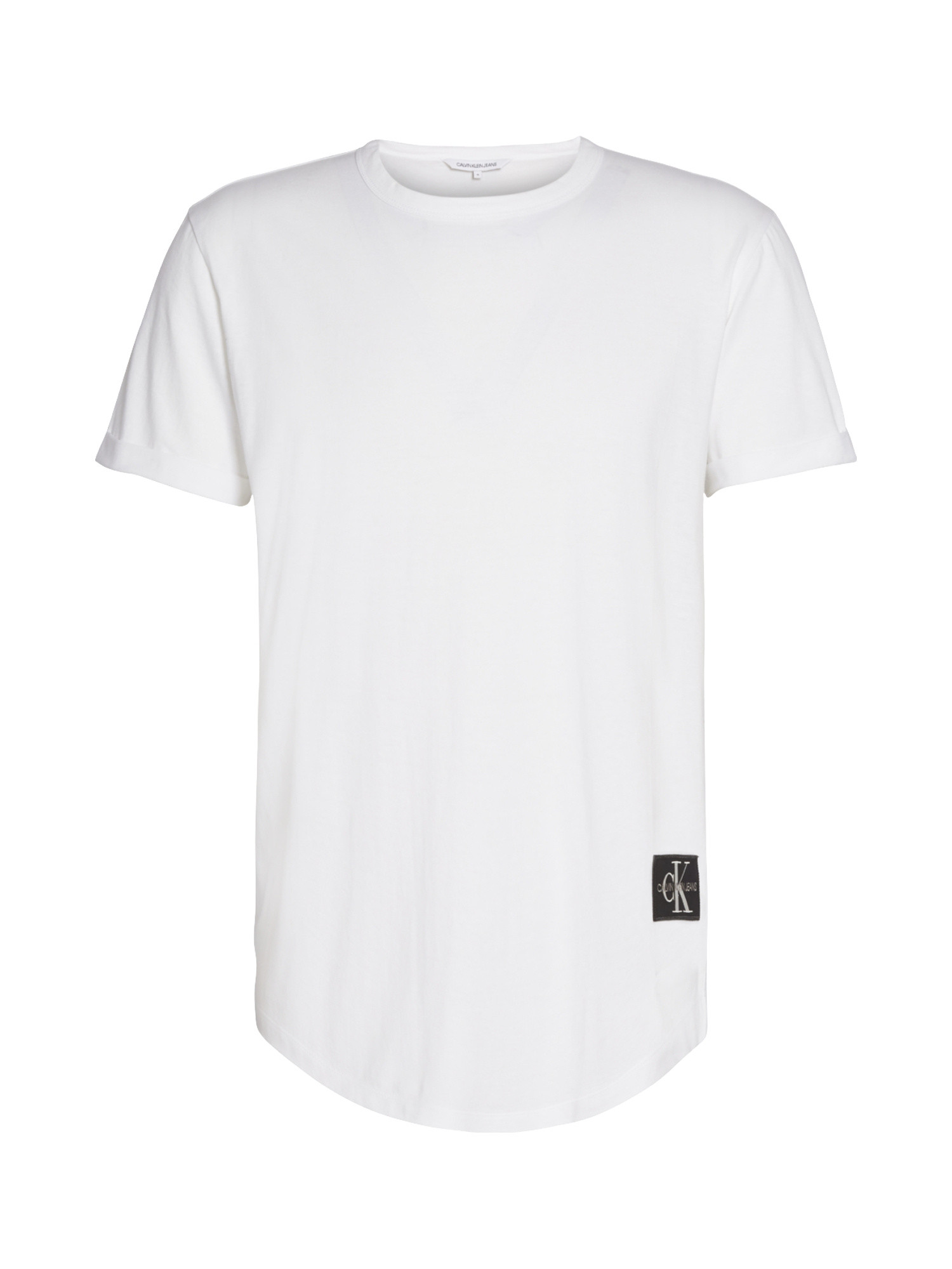 T-shirt con logo, Bianco, large image number 0