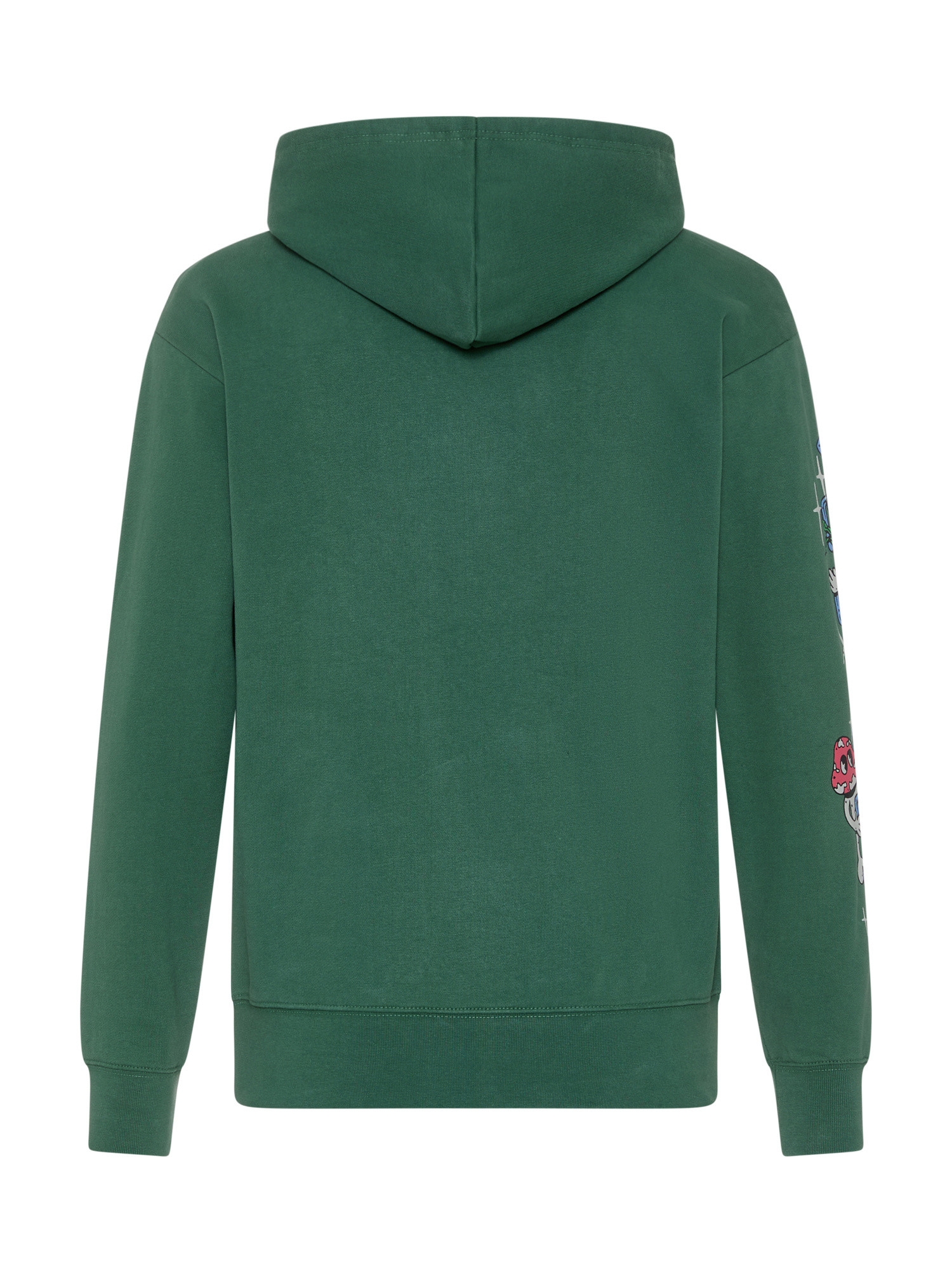 Market - Hooded sweatshirt with print, Green, large image number 1