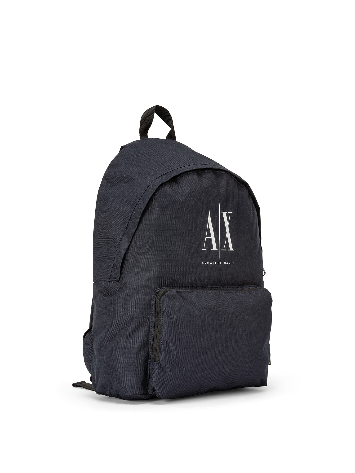 Armani Exchange - Nylon backpack with contrasting logo, Dark Blue, large image number 1