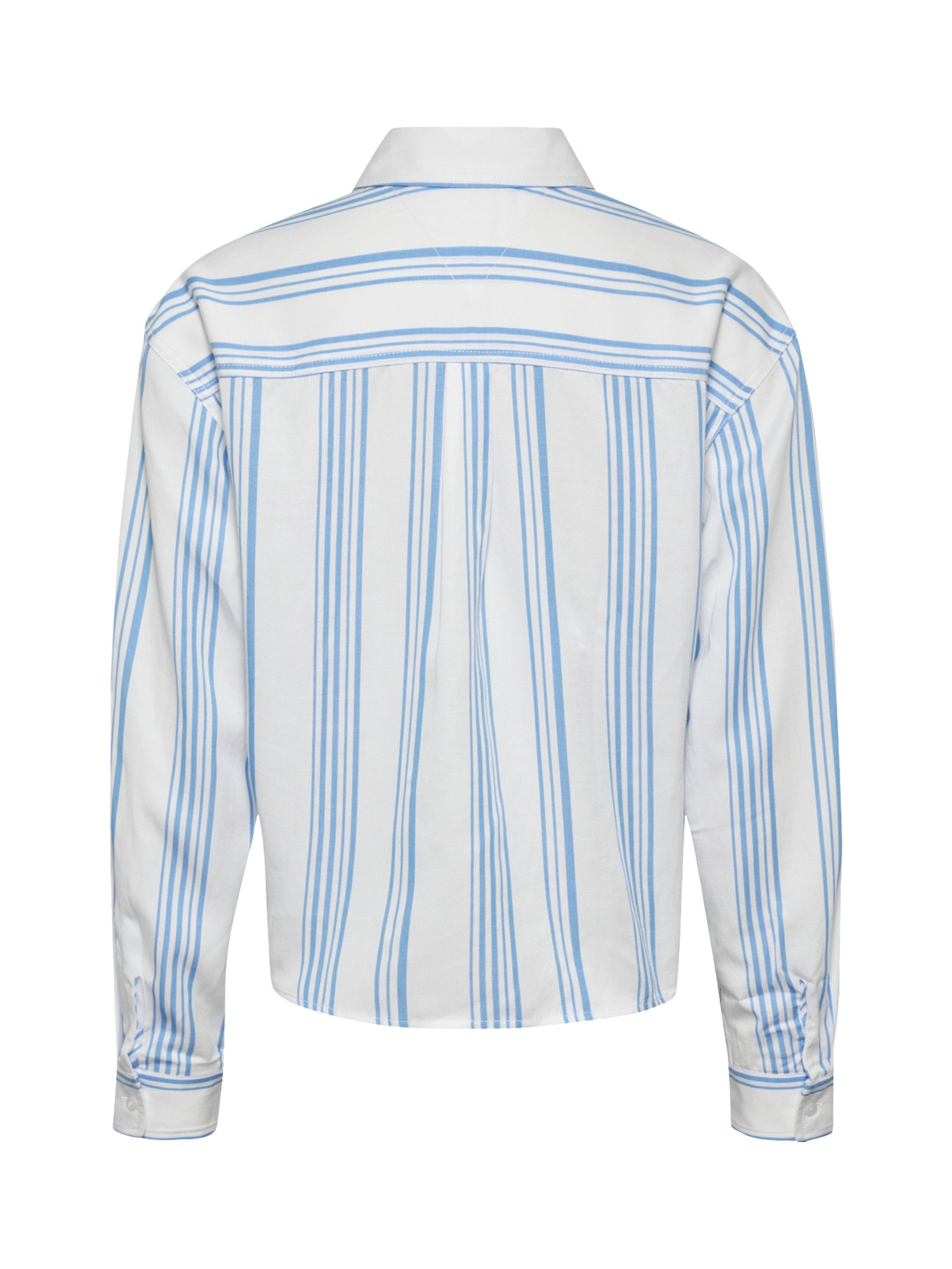 Striped print shirt, Light Blue, large image number 1